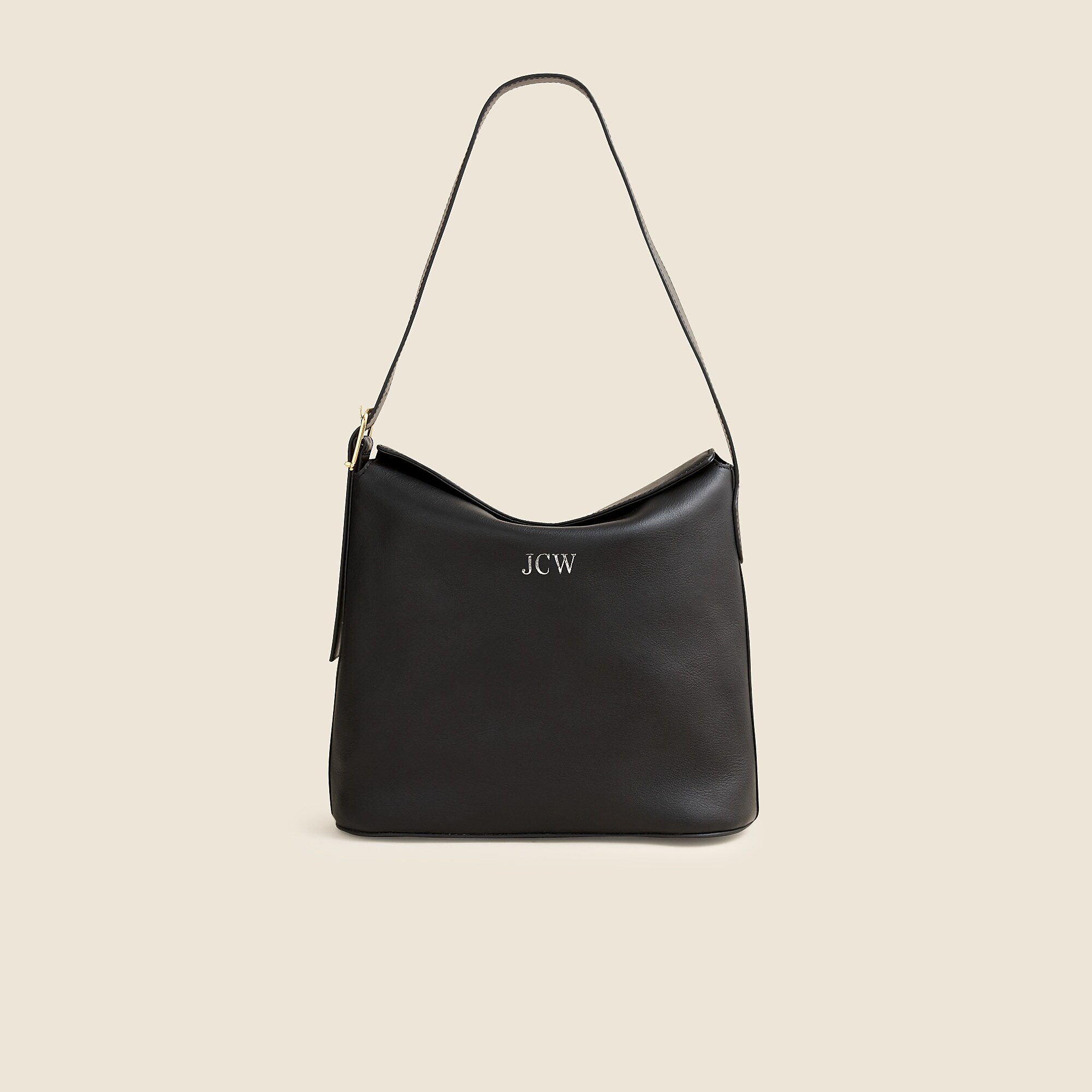 Berkeley shoulder bucket bag in leather