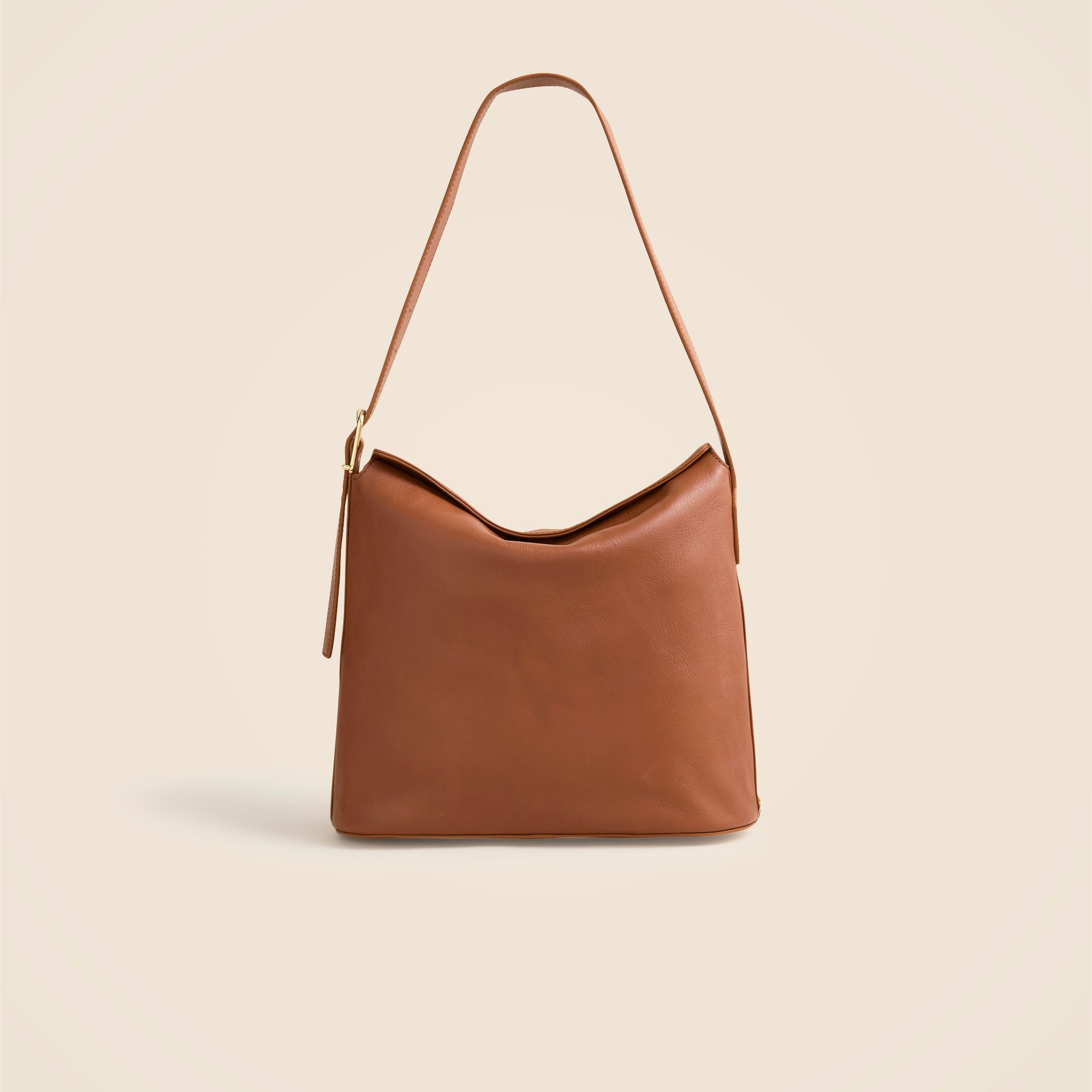 womens Berkeley shoulder bucket bag in leather
