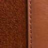 Berkeley overnight tote in suede ENGLISH SADDLE