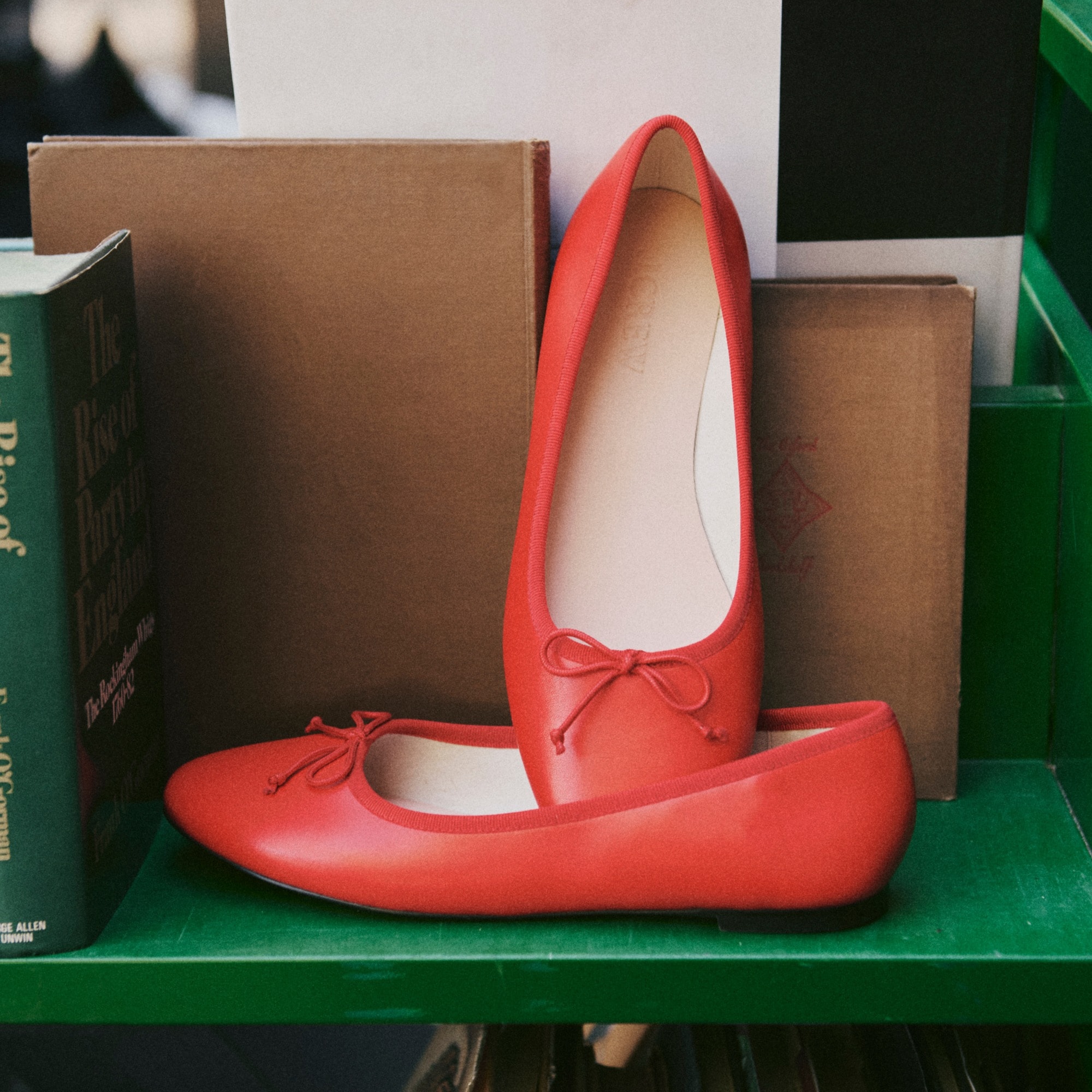womens Andi ballet flats in leather