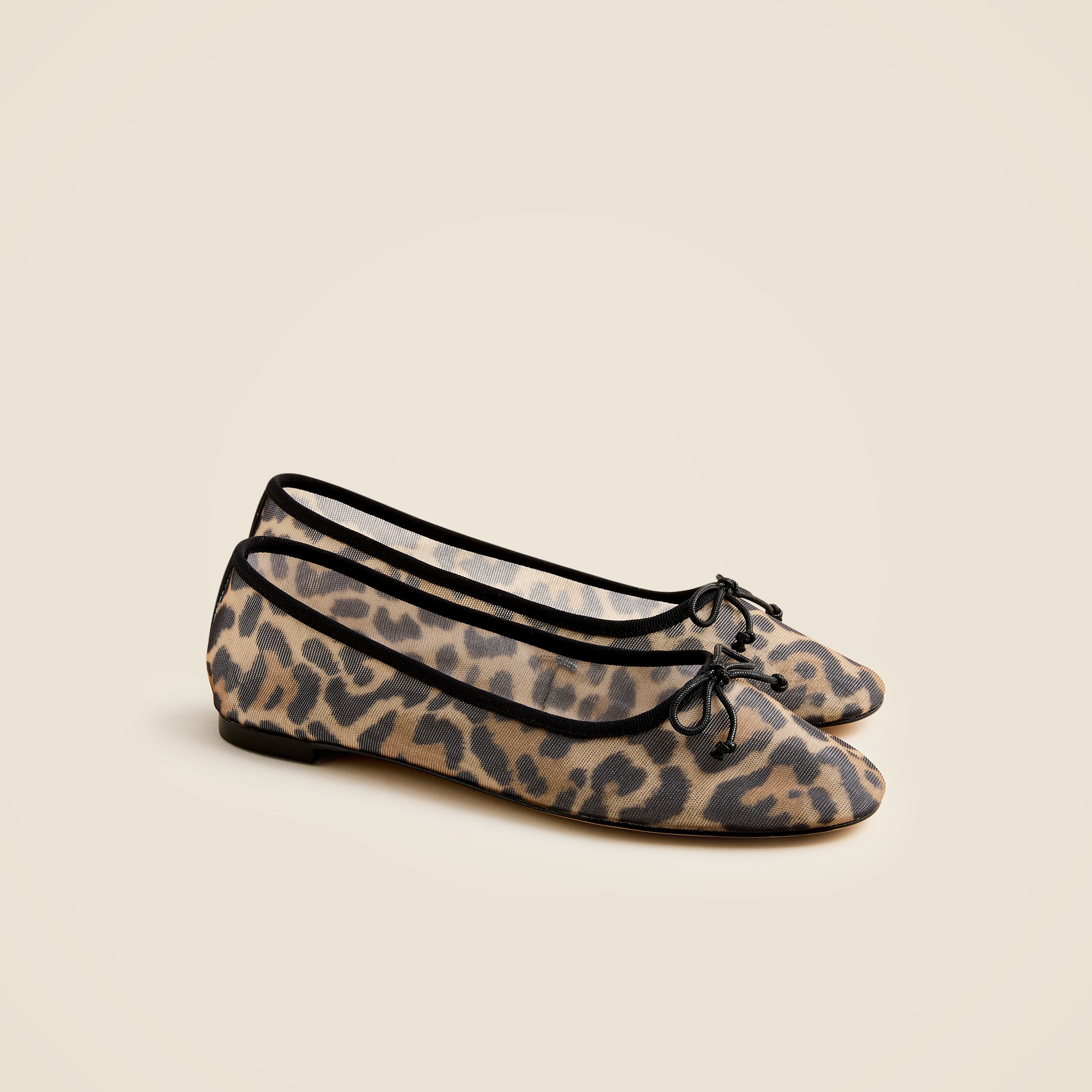 womens Andi ballet flats in printed mesh