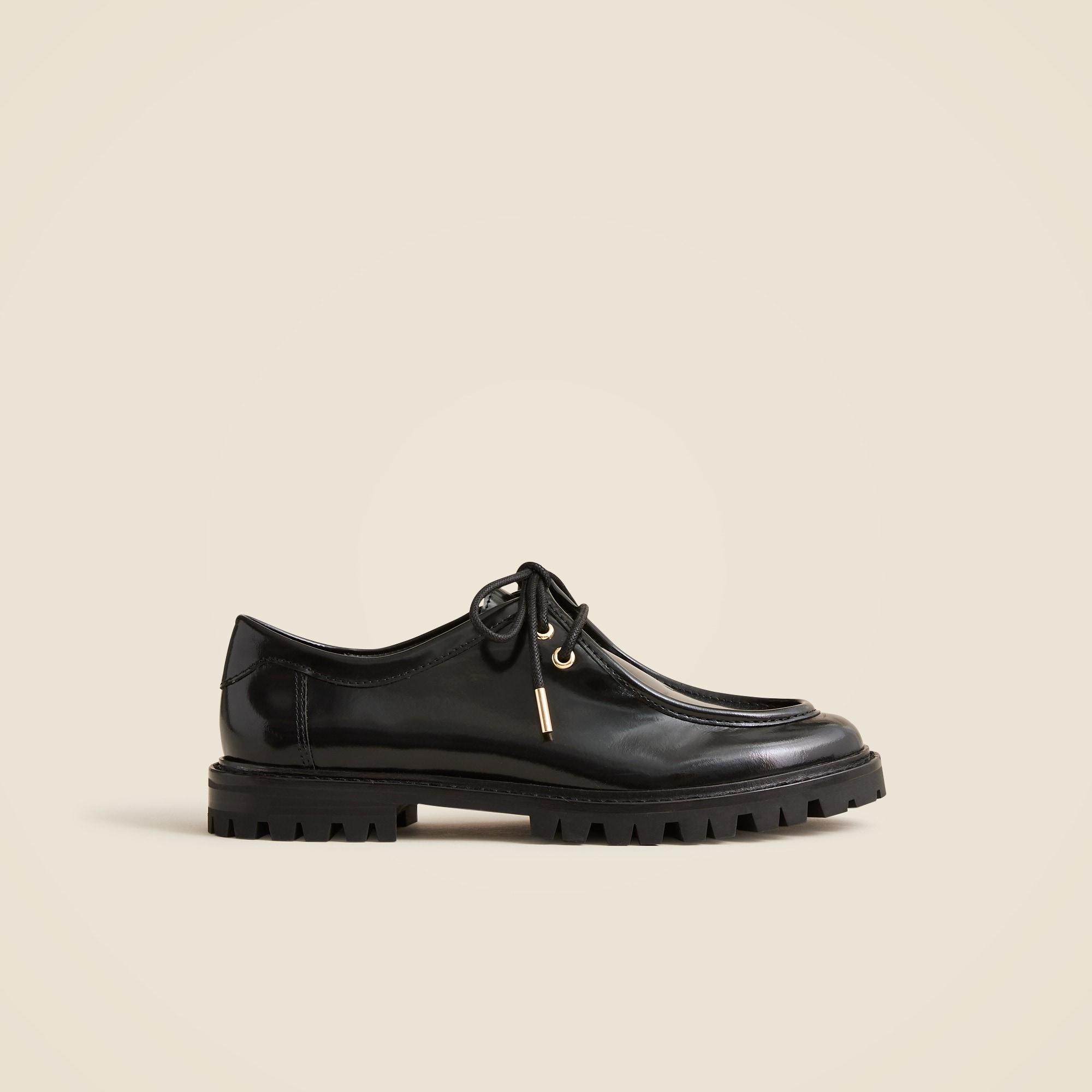 Lace-up oxford shoes in spazzolato leather