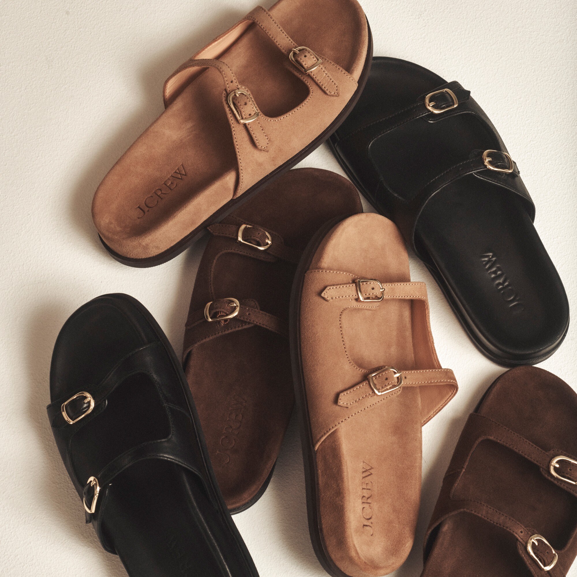 New Colbie buckle sandals in leather