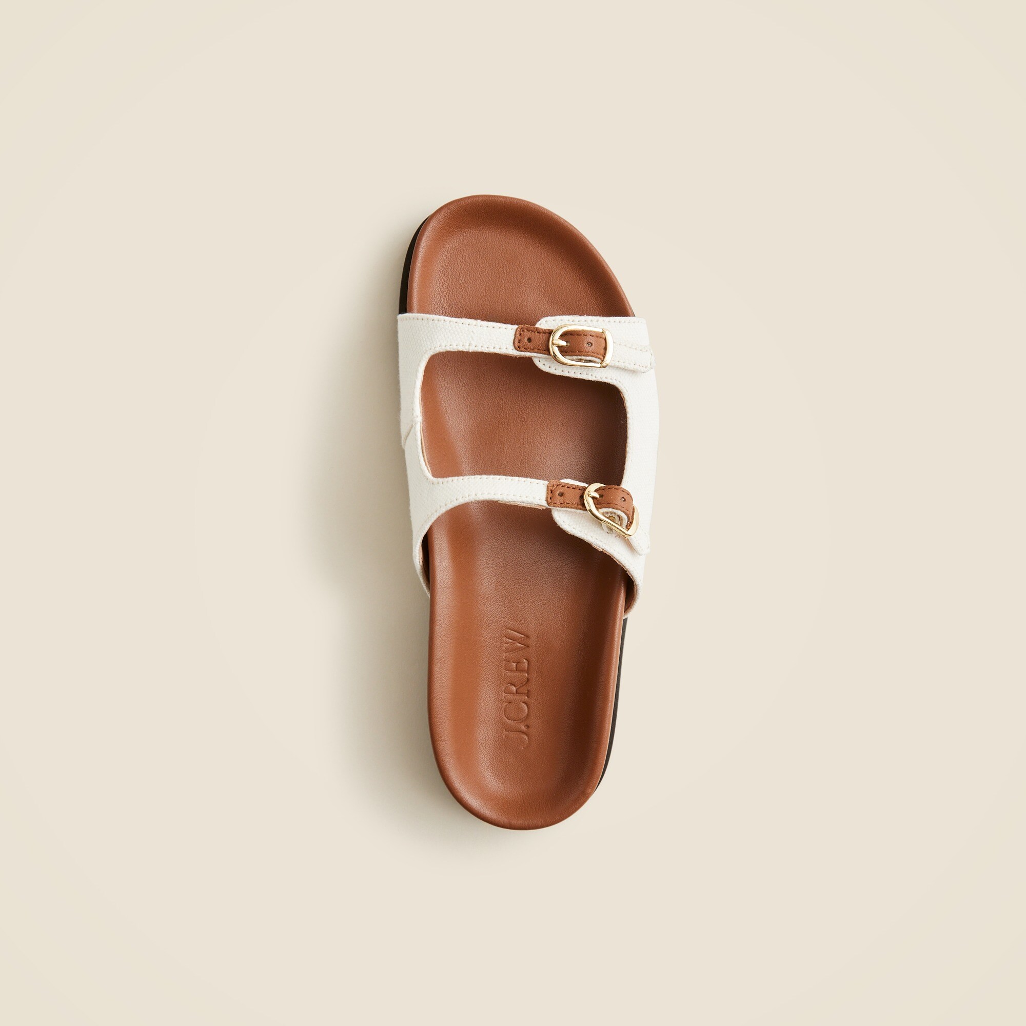 New Colbie sandals in canvas and leather