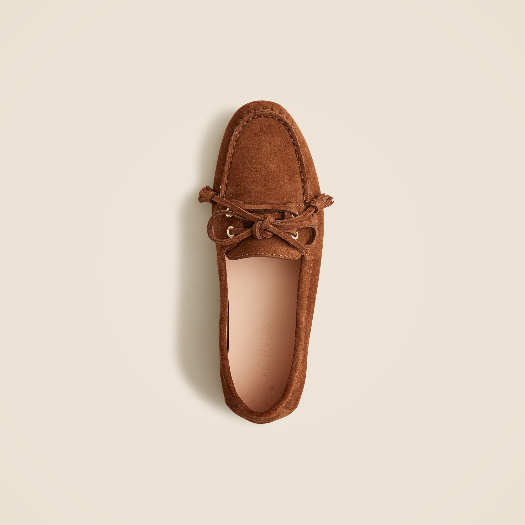 Driving loafers in suede