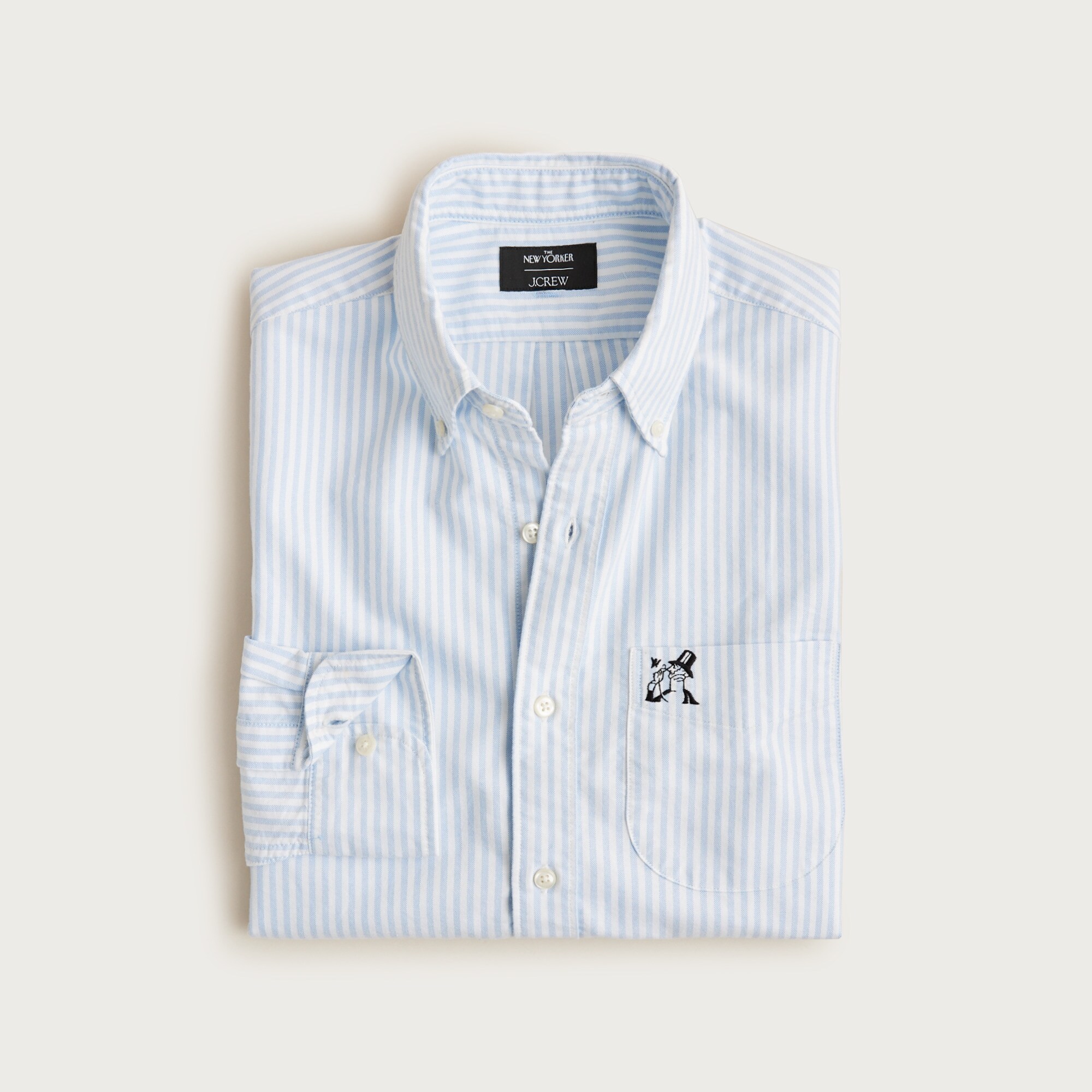 Limited-edition The New Yorker X J.Crew Broken-in organic cotton oxford shirt