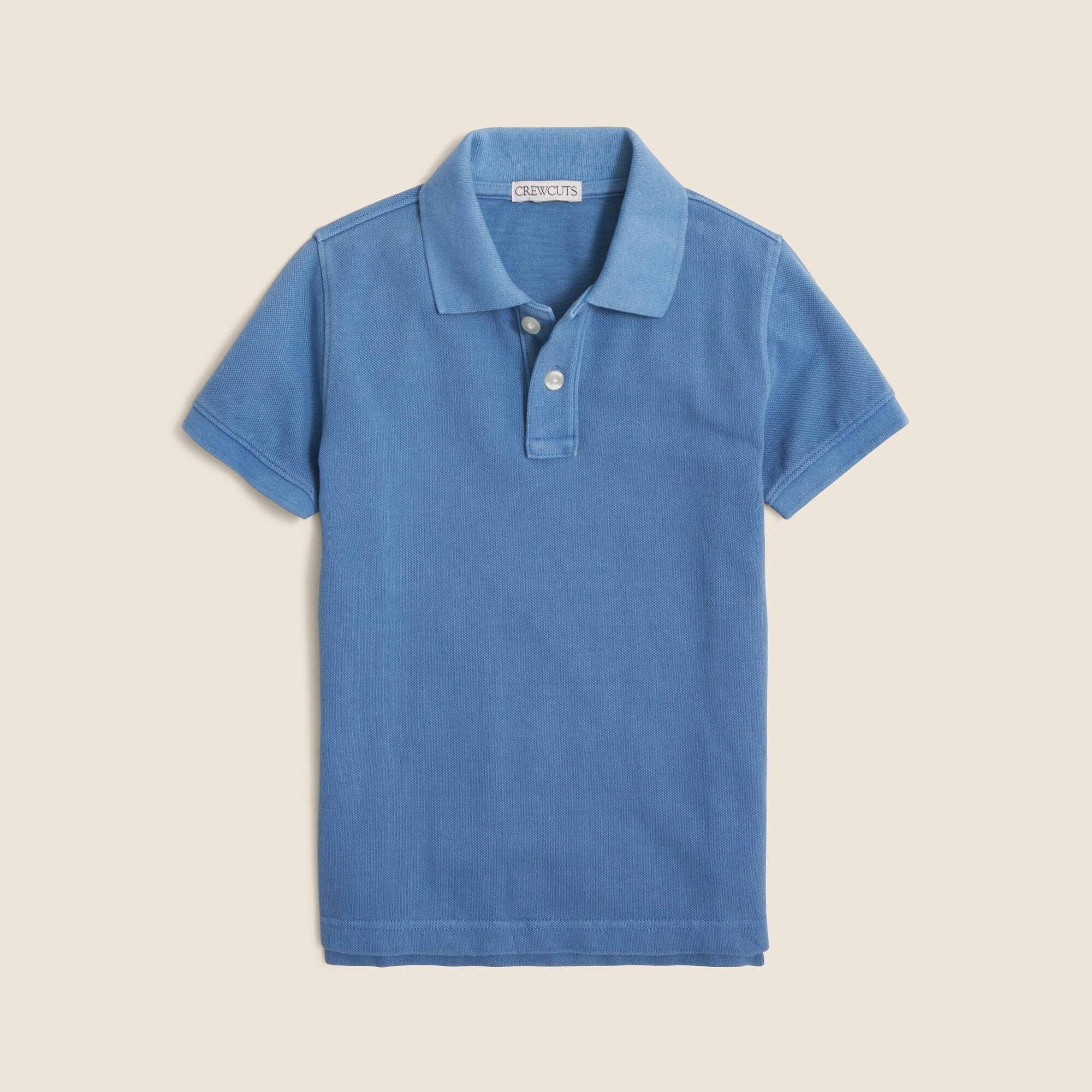  Kids' washed piqu&eacute; polo shirt