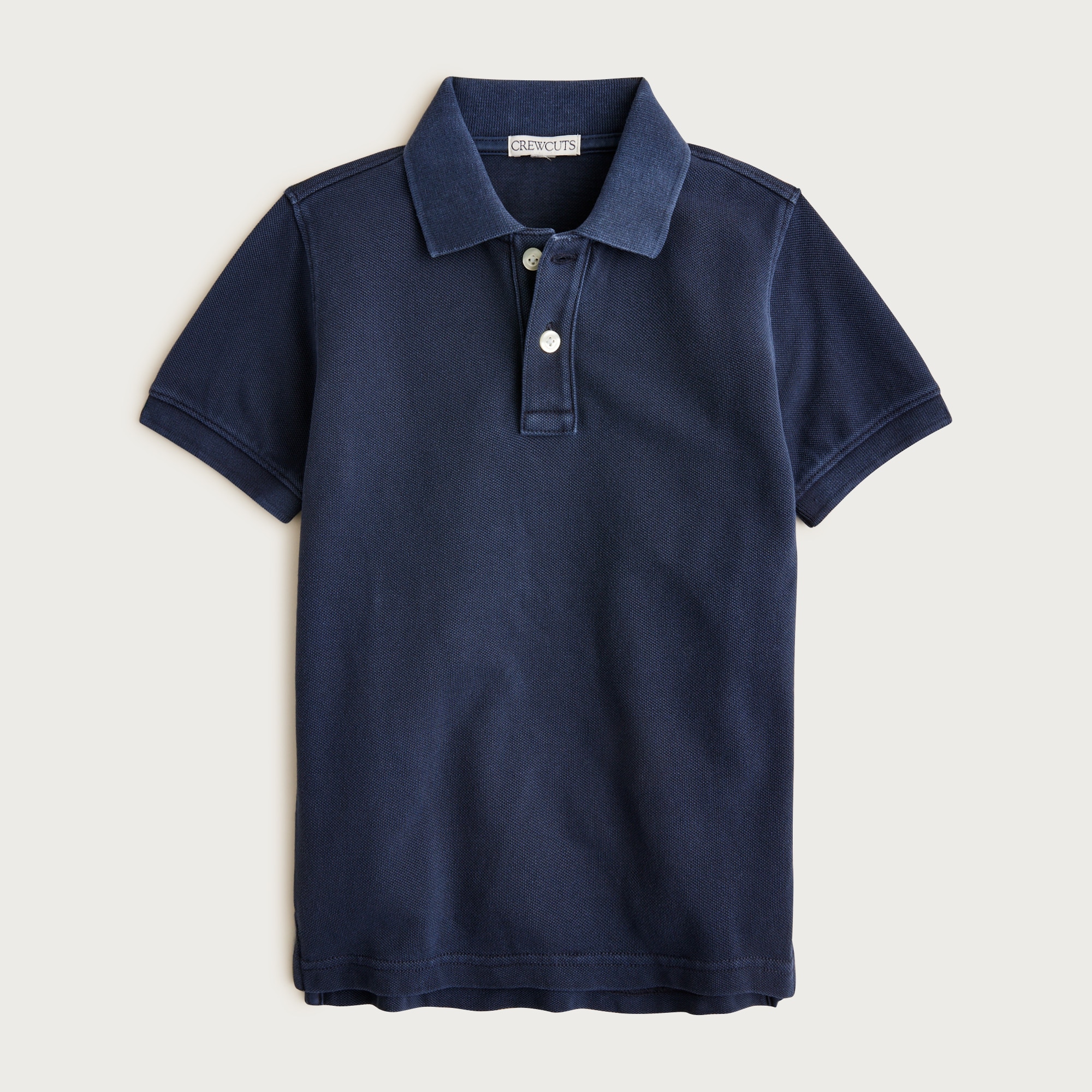  Kids' washed piqu&eacute; polo shirt