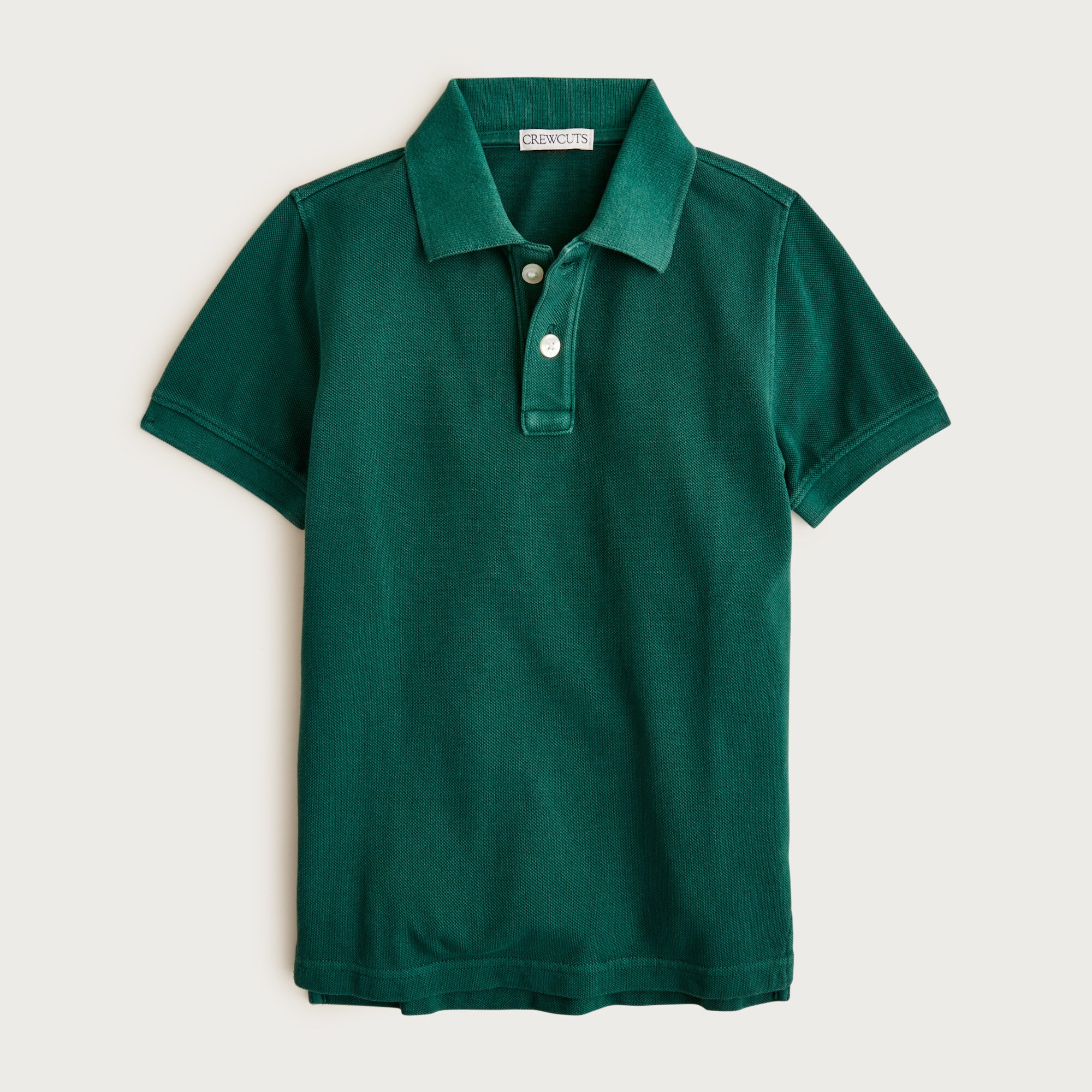  Kids' washed piqu&eacute; polo shirt