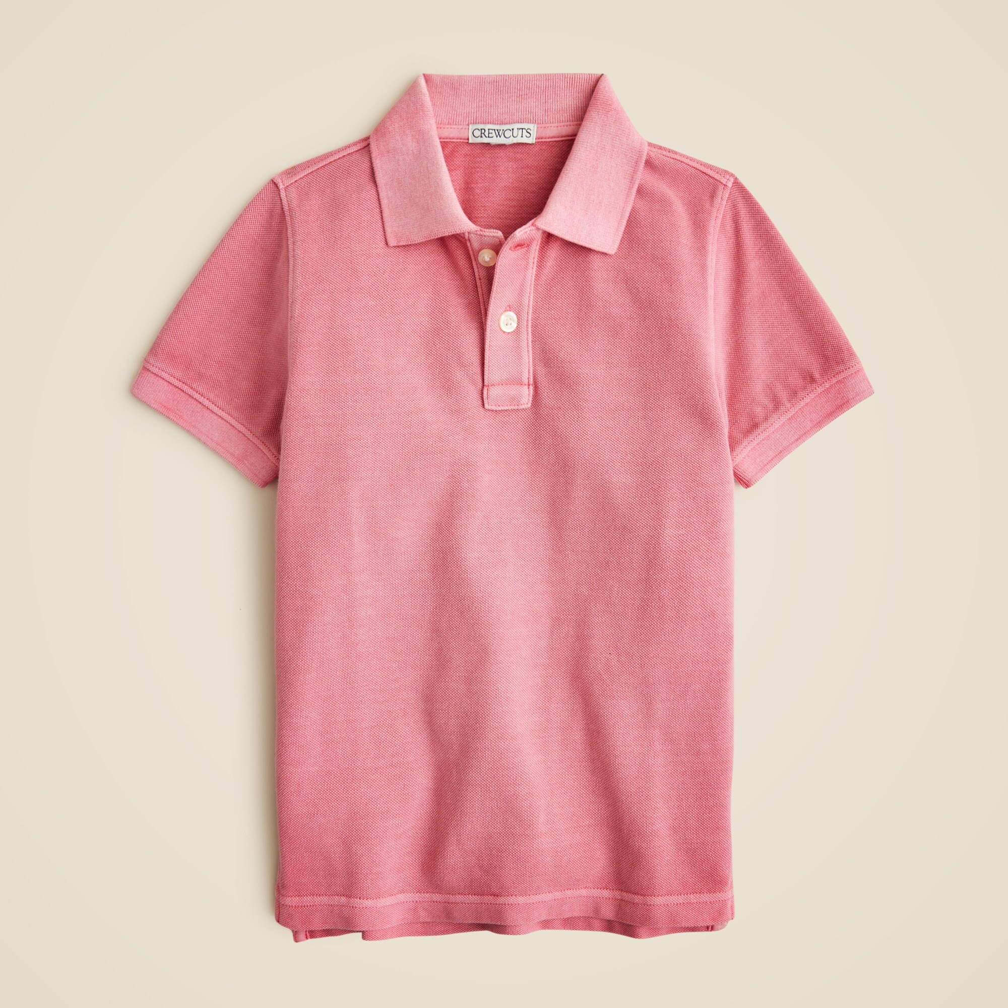  Kids' washed piqu&eacute; polo shirt