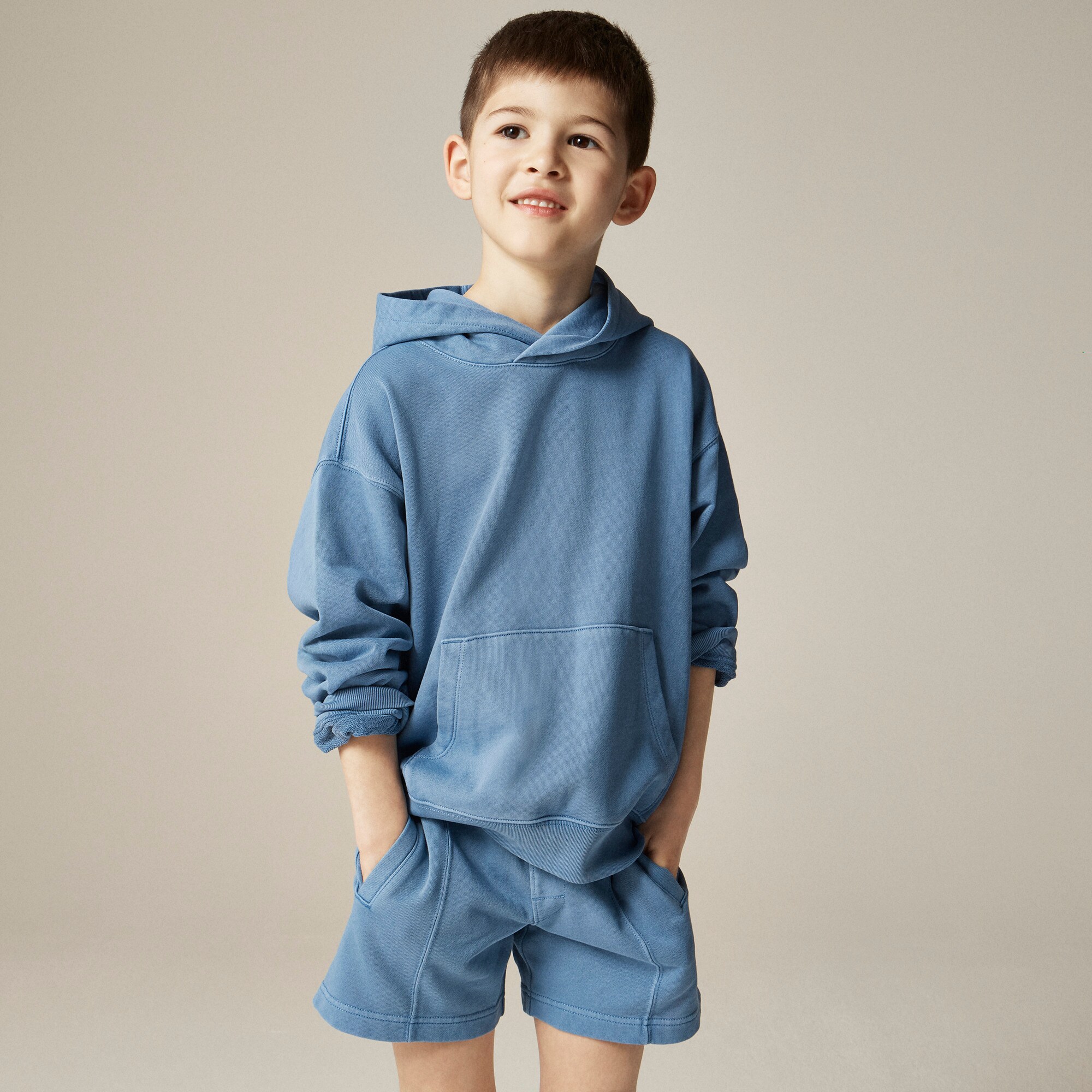 boys KID by Crewcuts garment-dyed hoodie