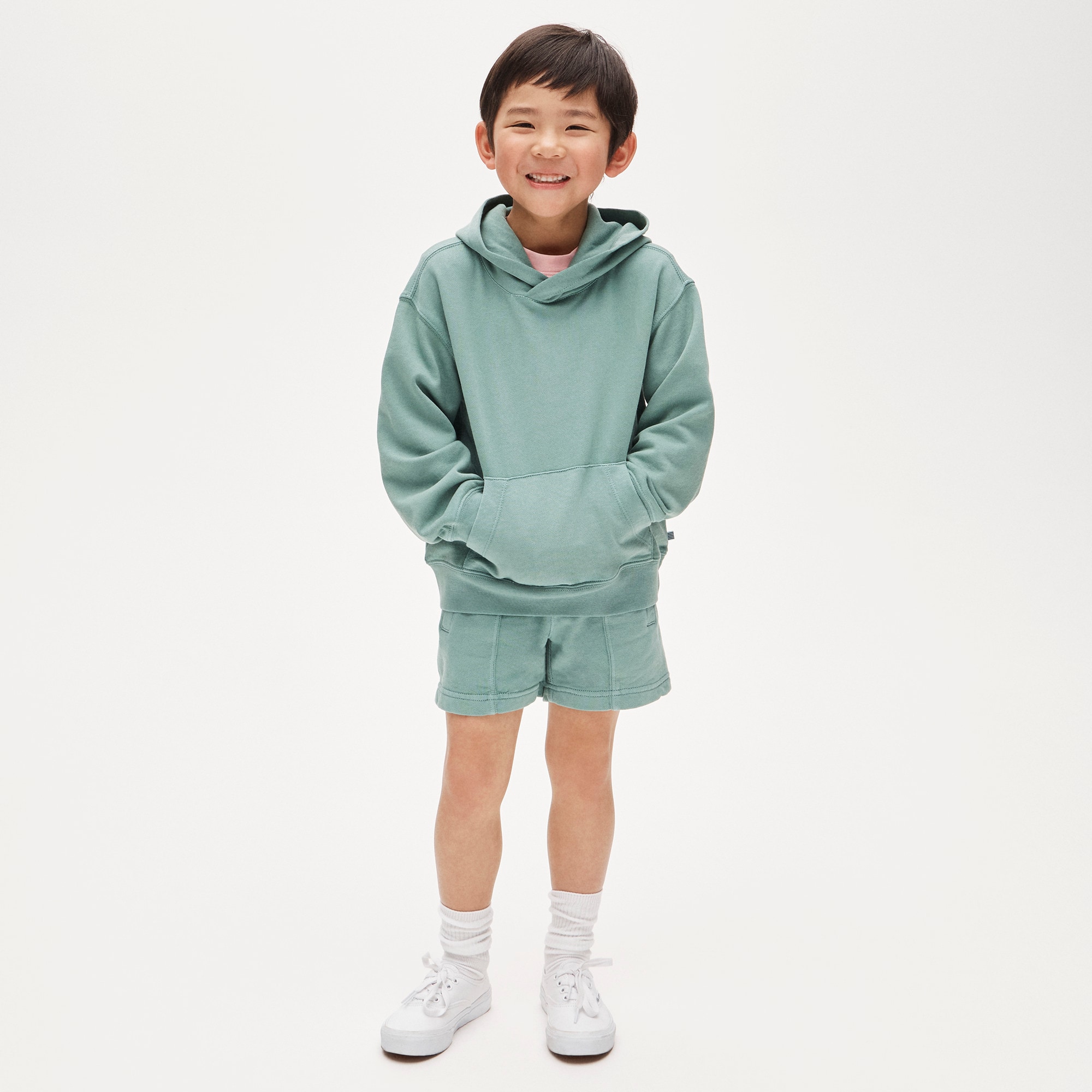 boys KID by Crewcuts garment-dyed hoodie