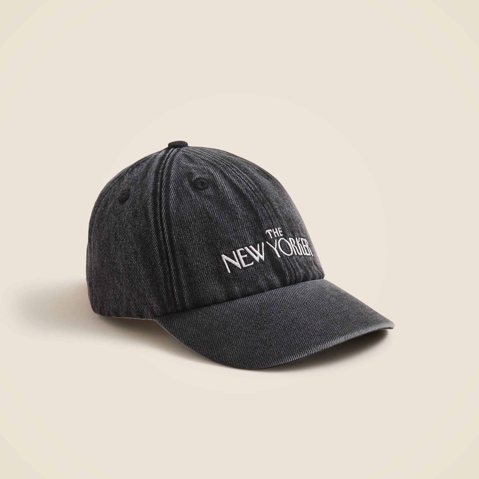 Limited-edition The New Yorker X J.Crew denim baseball cap
