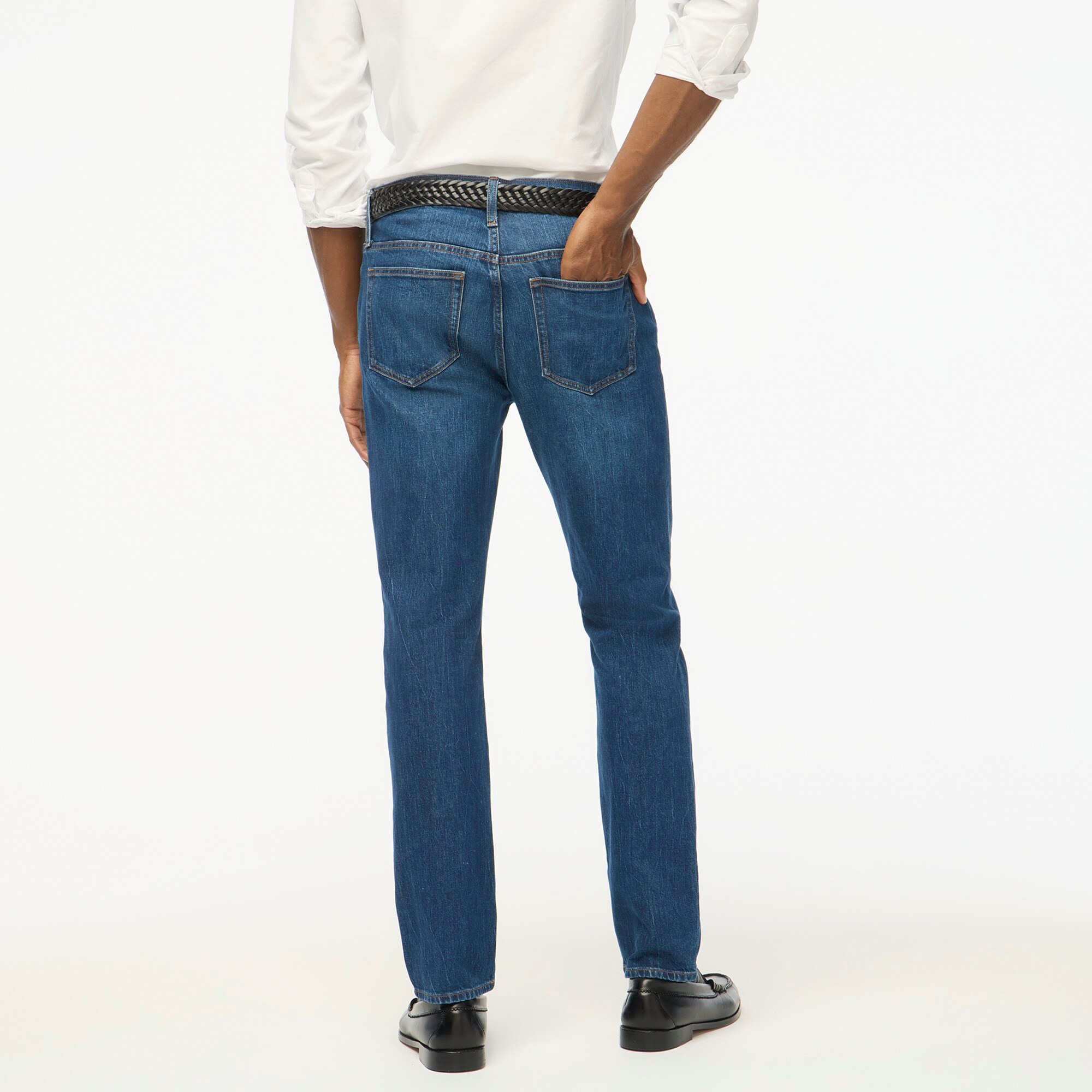 Jean Slim Droit Vintage Homme J Crew - Taille 32 X 31 - Bleu - Occasion En Excellent État