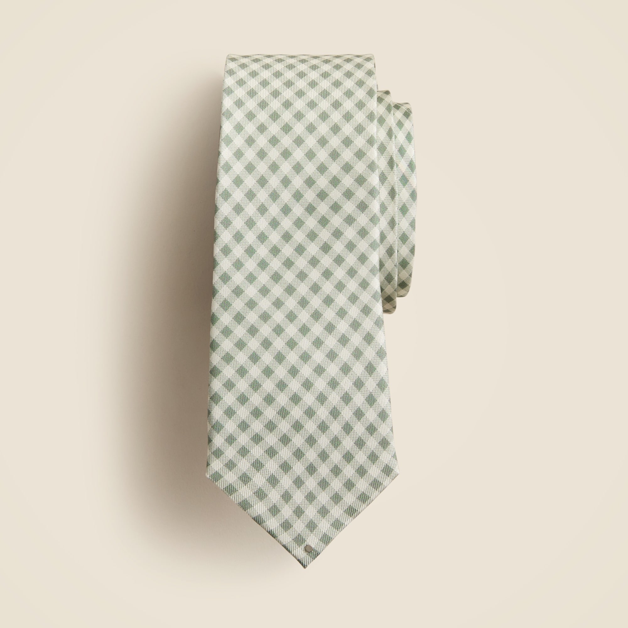  Kids' silk tie in gingham