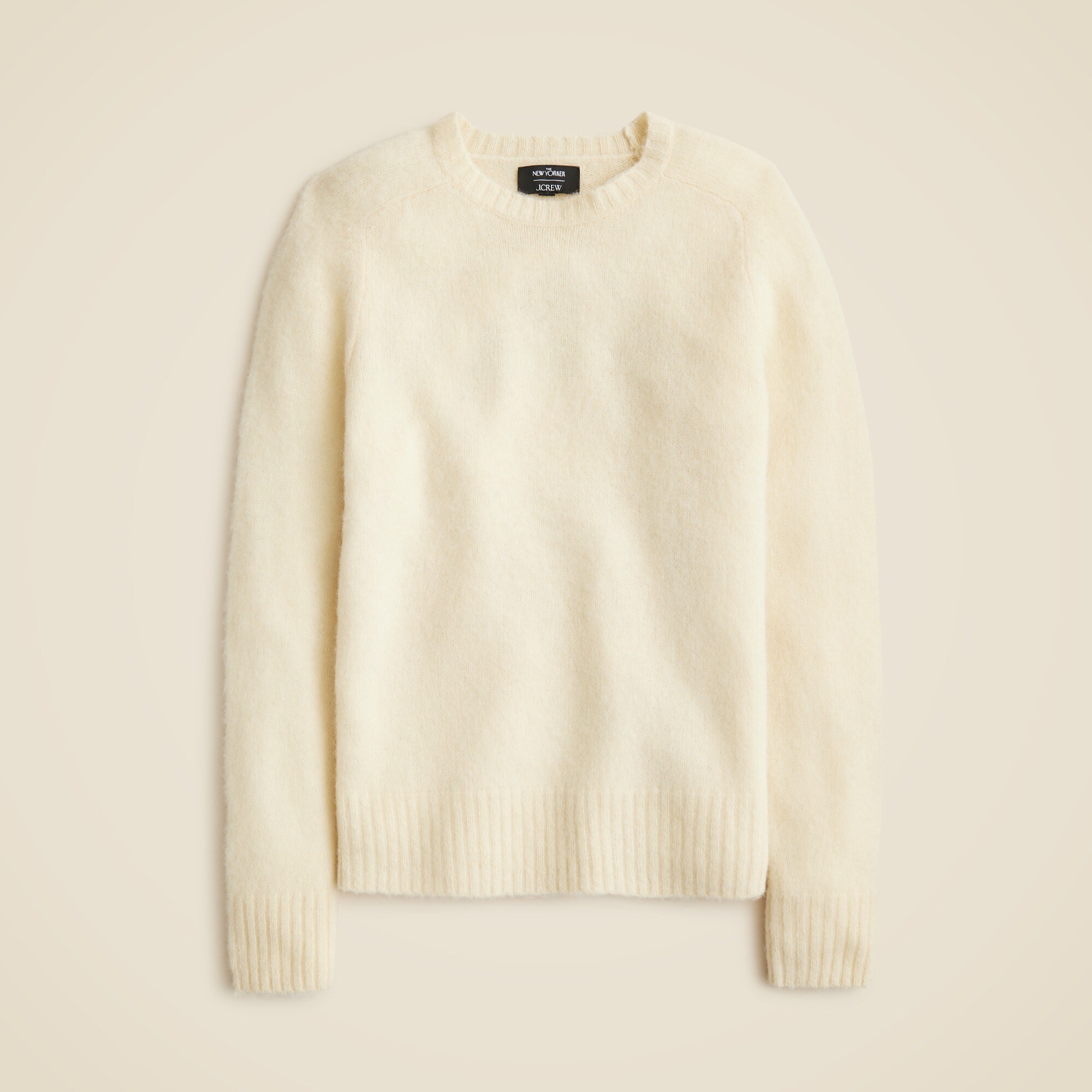 Limited-edition The New Yorker X J.Crew brushed wool crewneck sweater