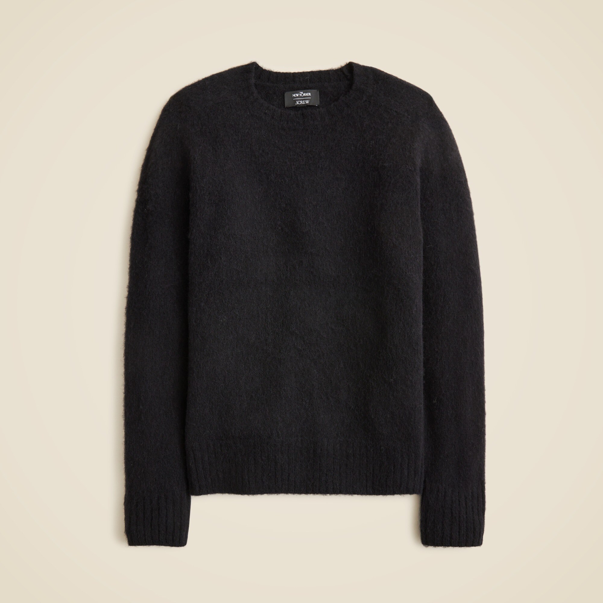 mens Limited-edition The New Yorker X J.Crew brushed wool crewneck sweater