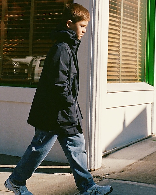 J.Crew: Limited-edition Kids' Denim Varsity Jacket For Boys J.Crew: Limited-edition Kids' Denim Varsity Jacket For Boys