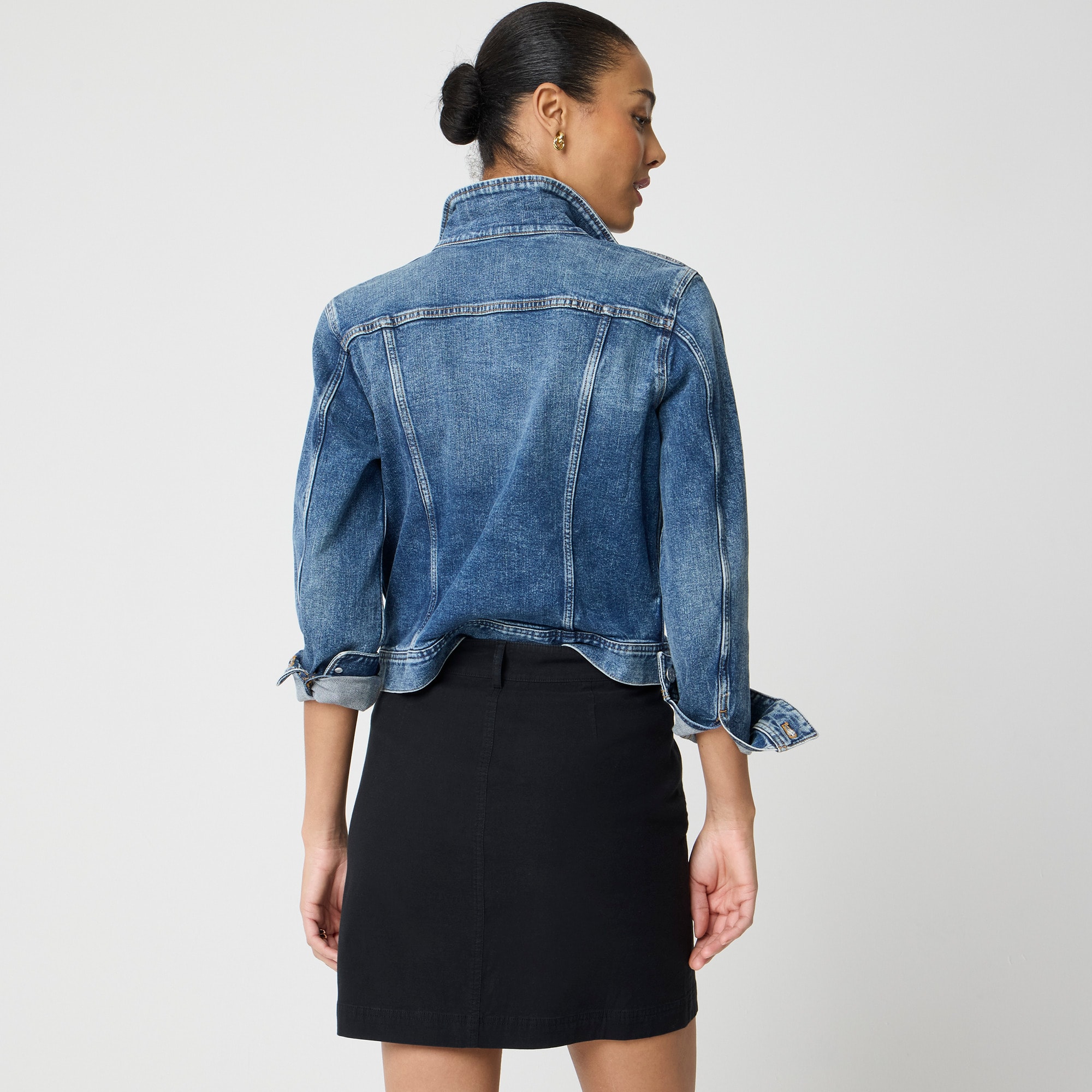 Lizzie patch-pocket mini skirt