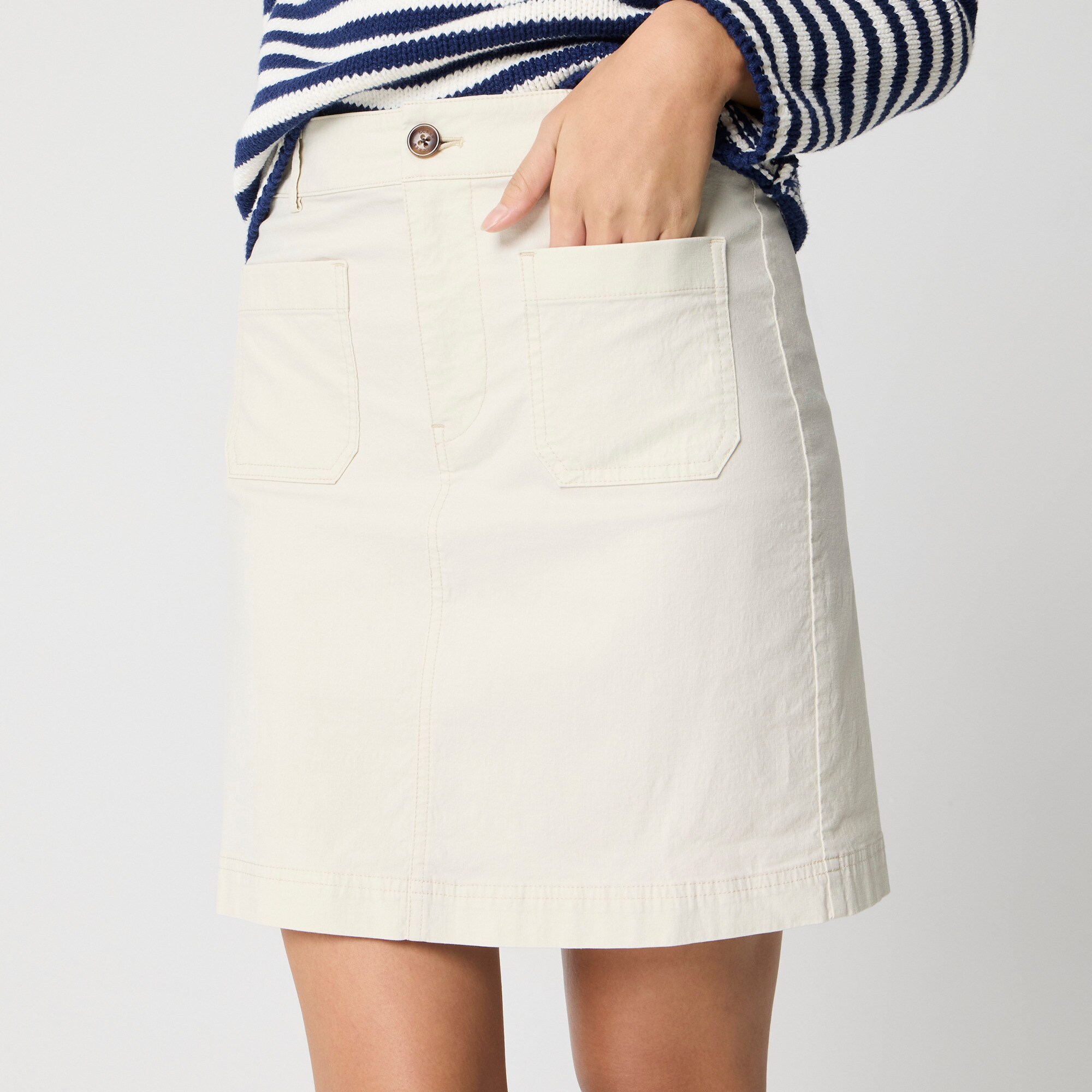 Lizzie patch-pocket mini skirt