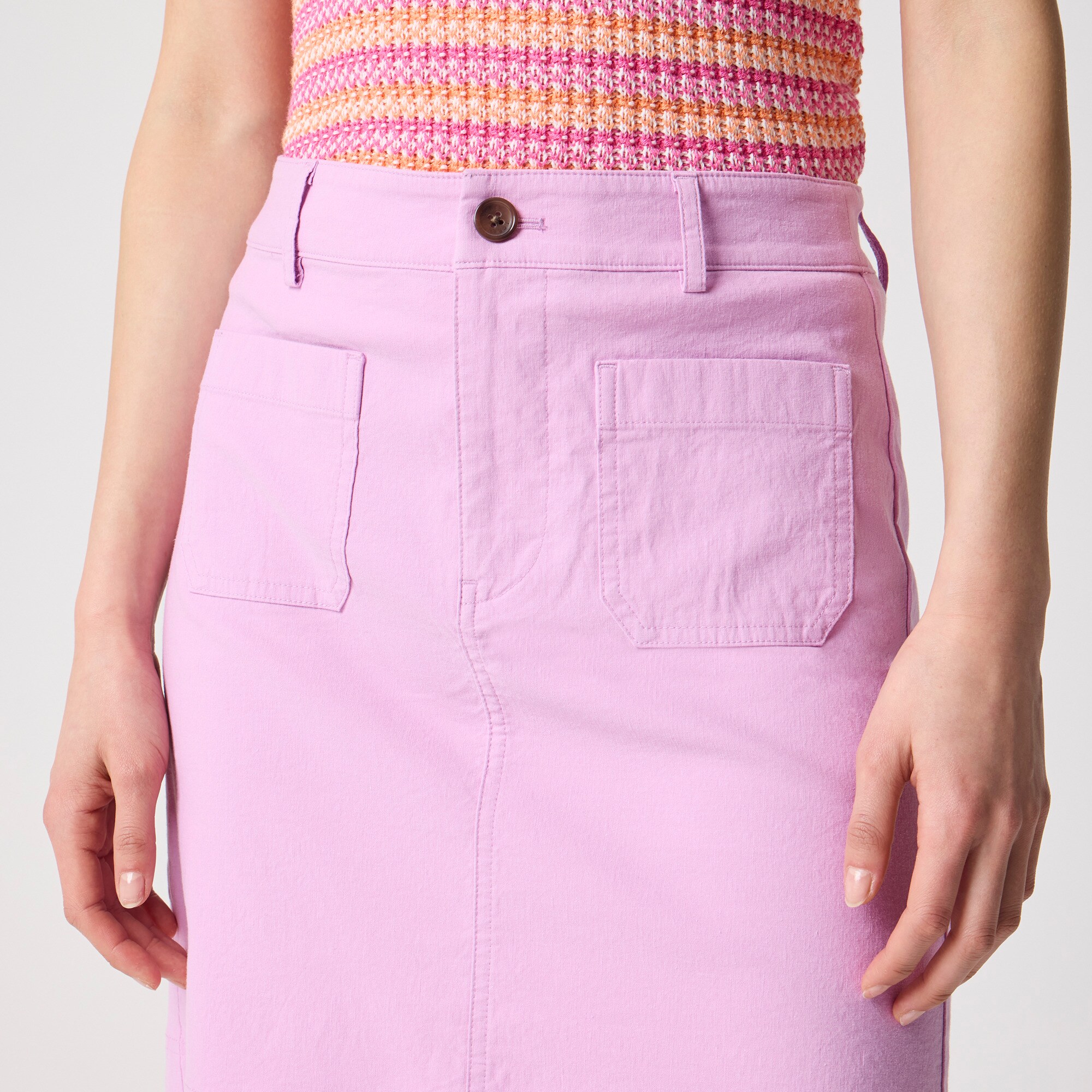 Lizzie Patch-pocket Mini Skirt For Women | Factory