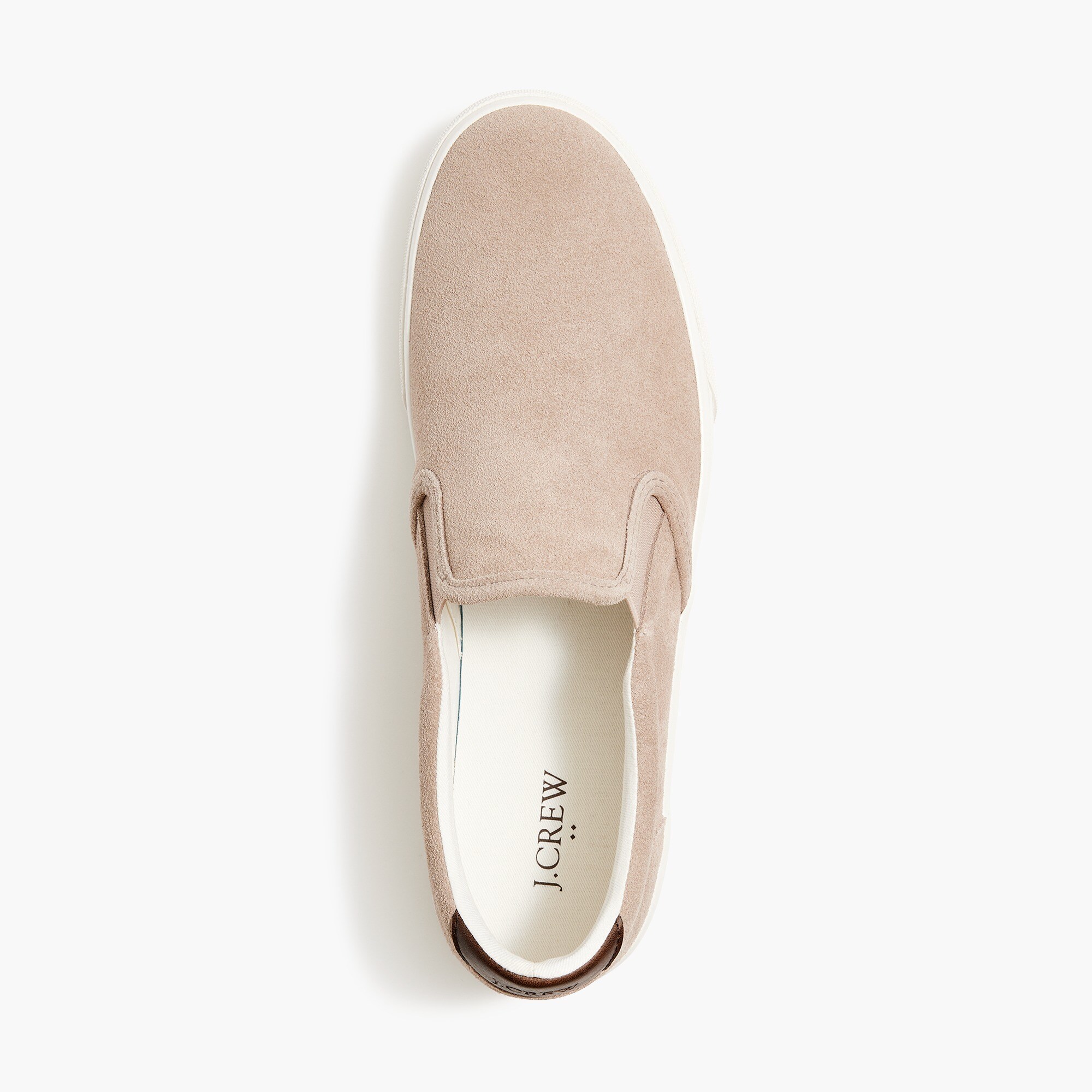 Suede slip-on sneakers