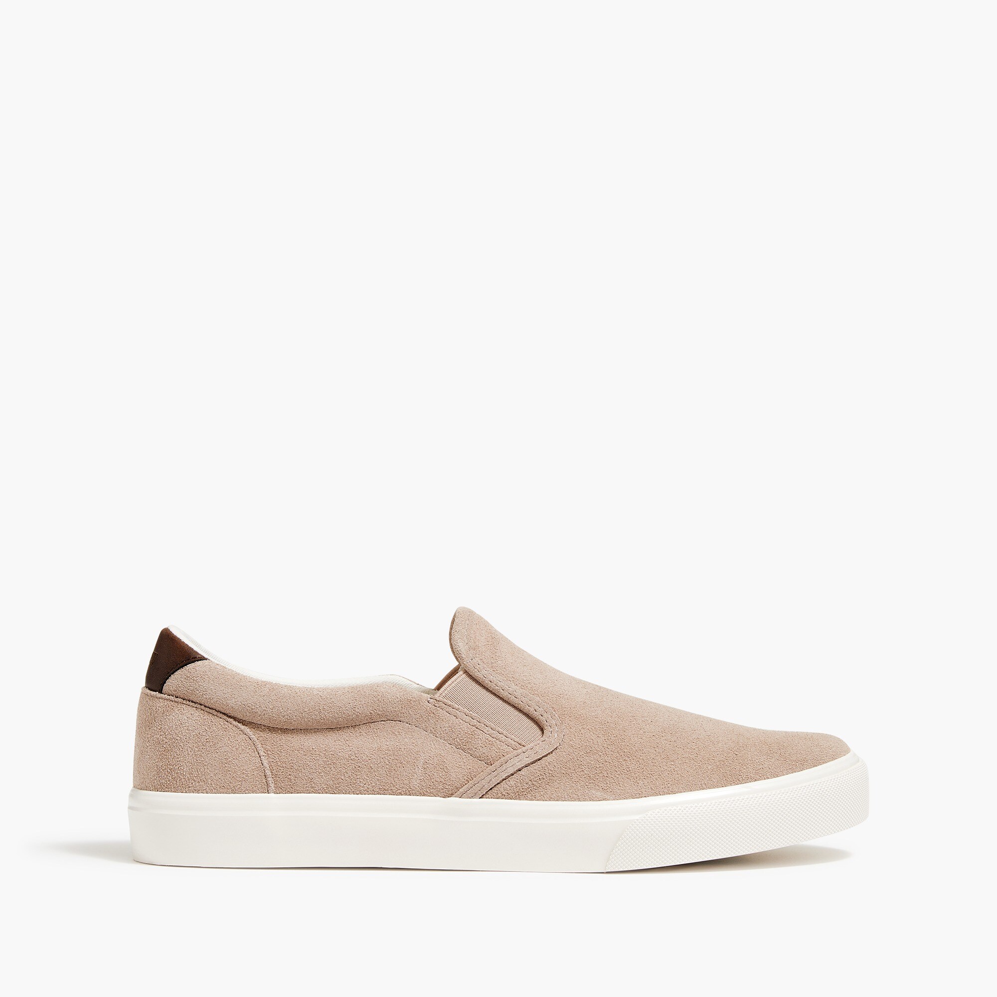 Suede slip-on sneakers