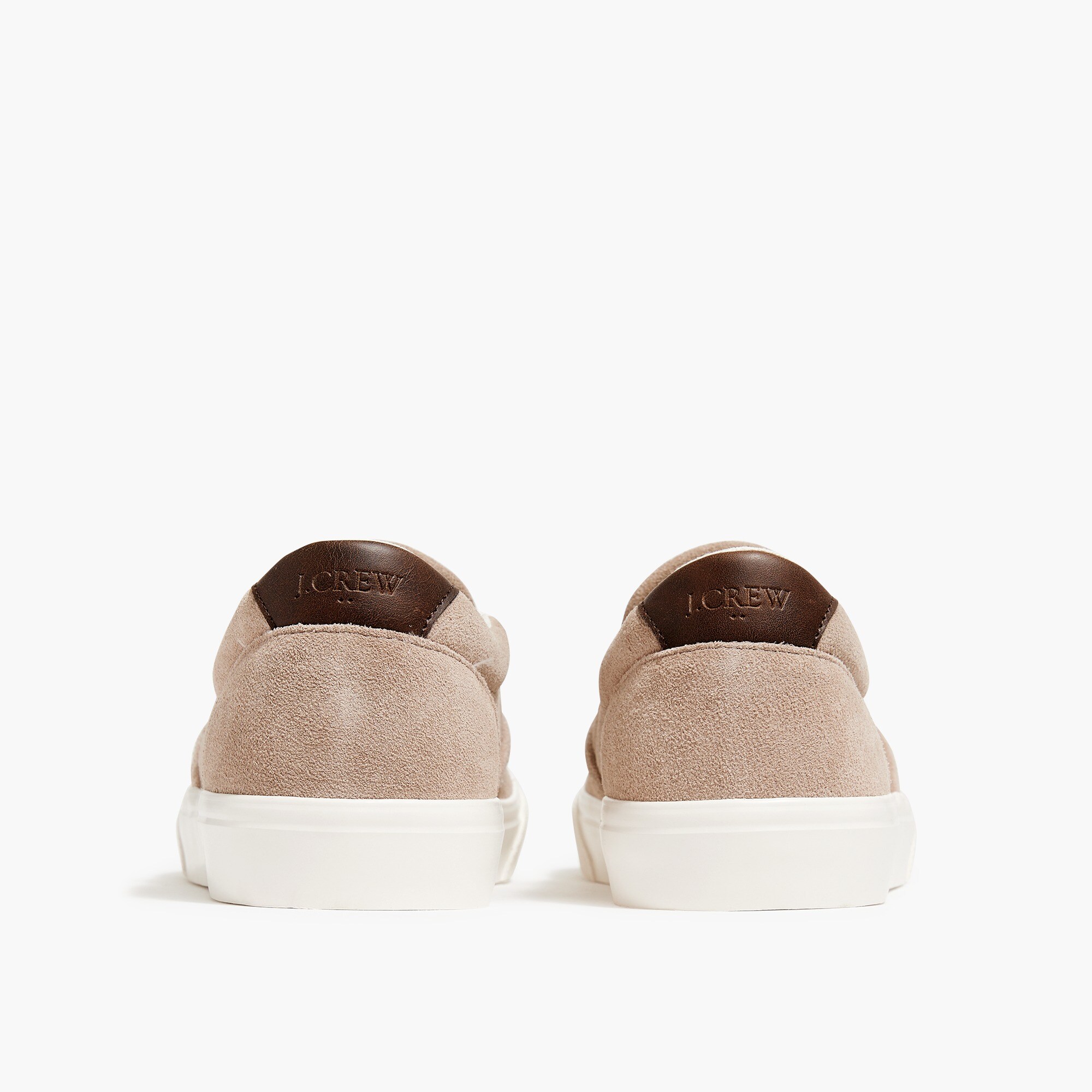 Suede slip-on sneakers