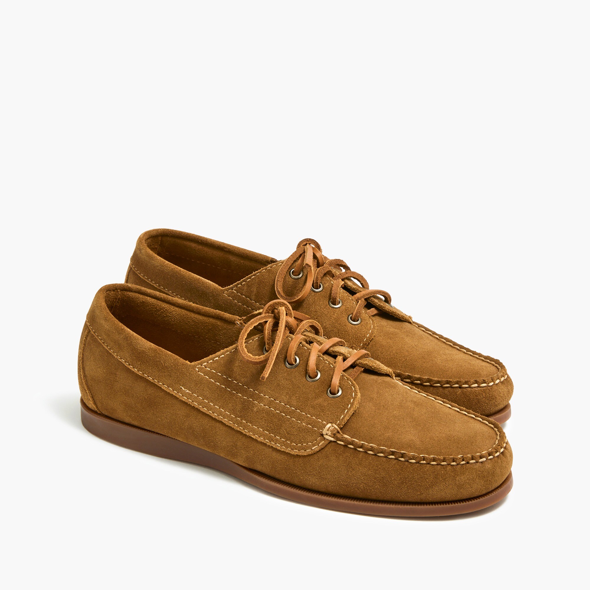 Suede camp shoes