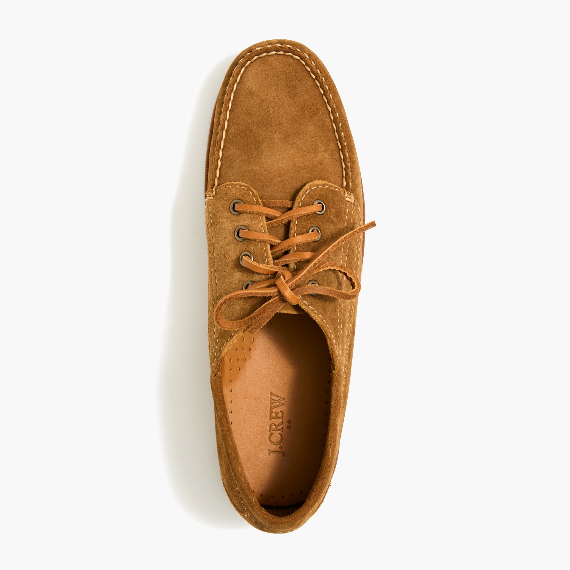 Suede camp shoes