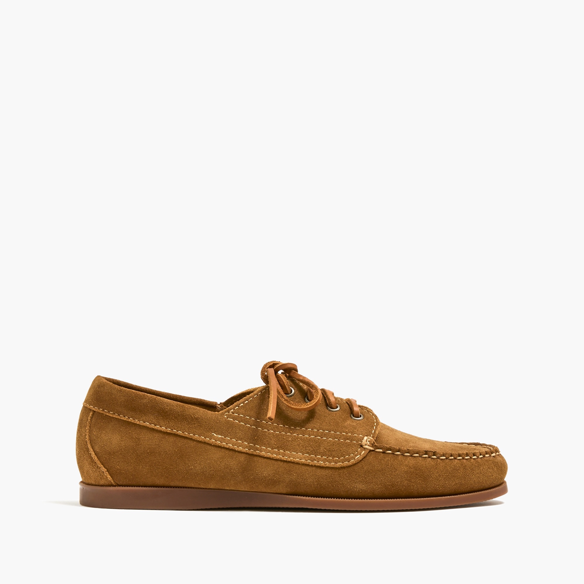Suede camp shoes