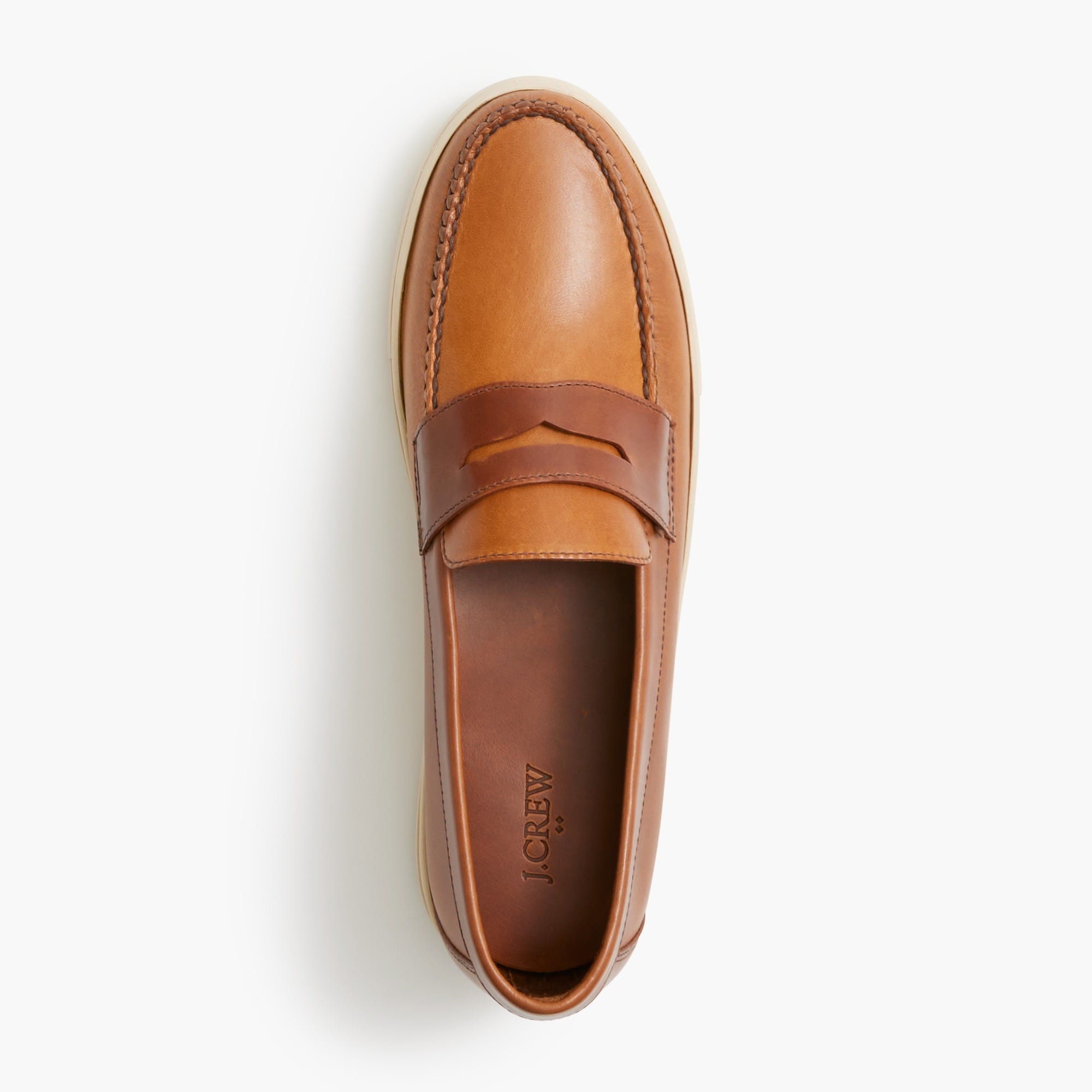 Leather hybrid casual loafers