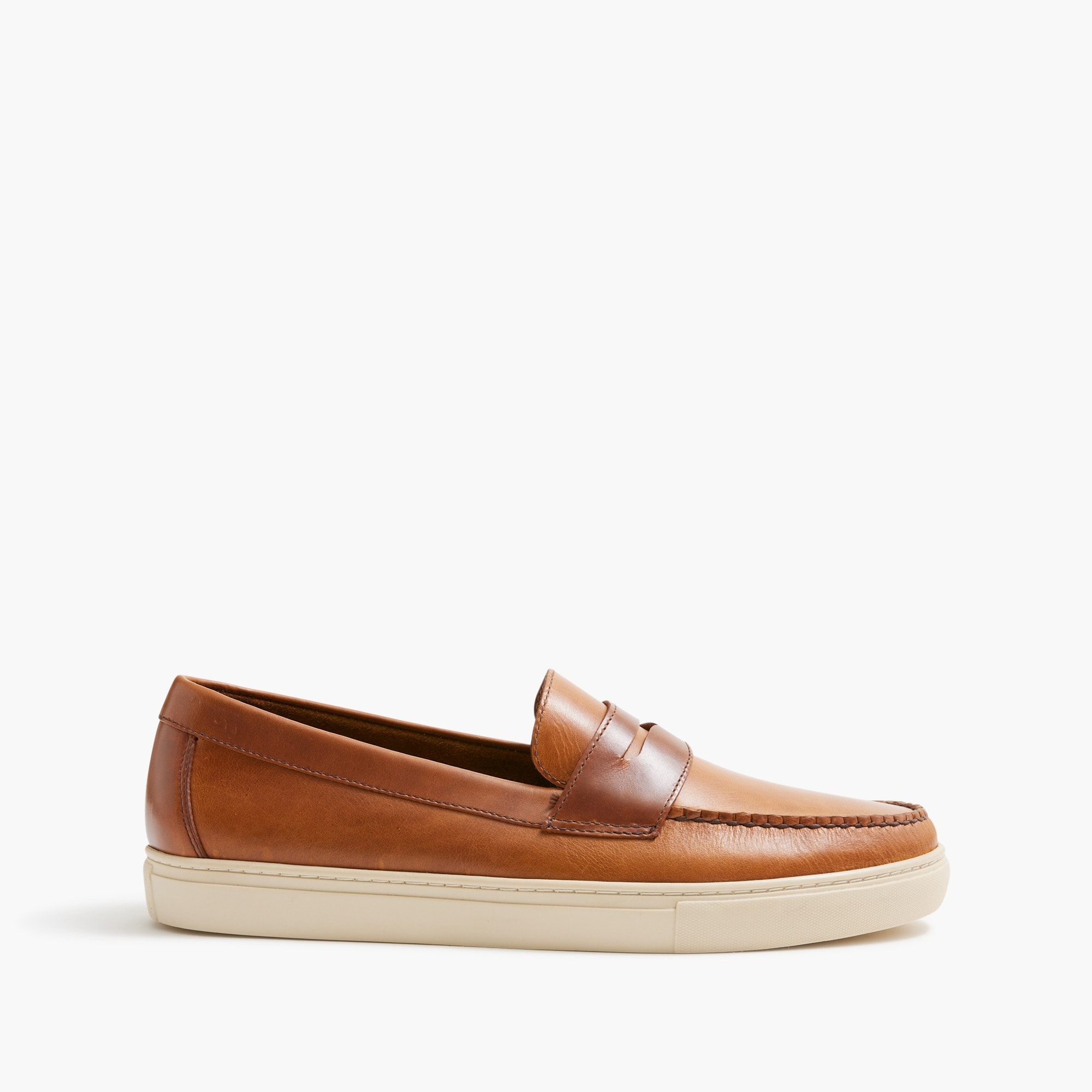 Leather hybrid casual loafers