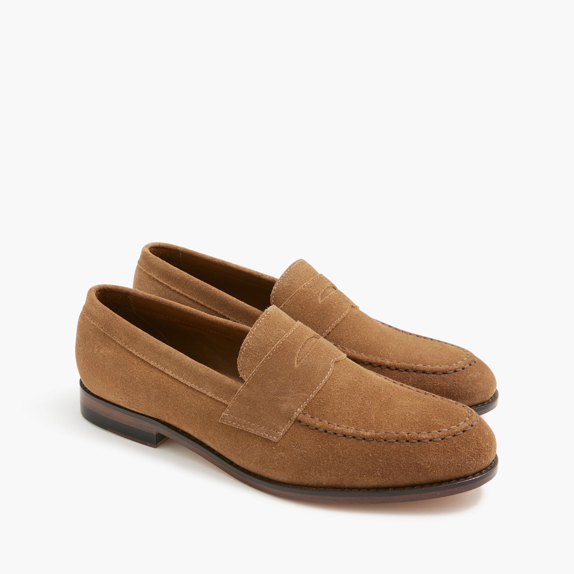 mens Suede dress loafers