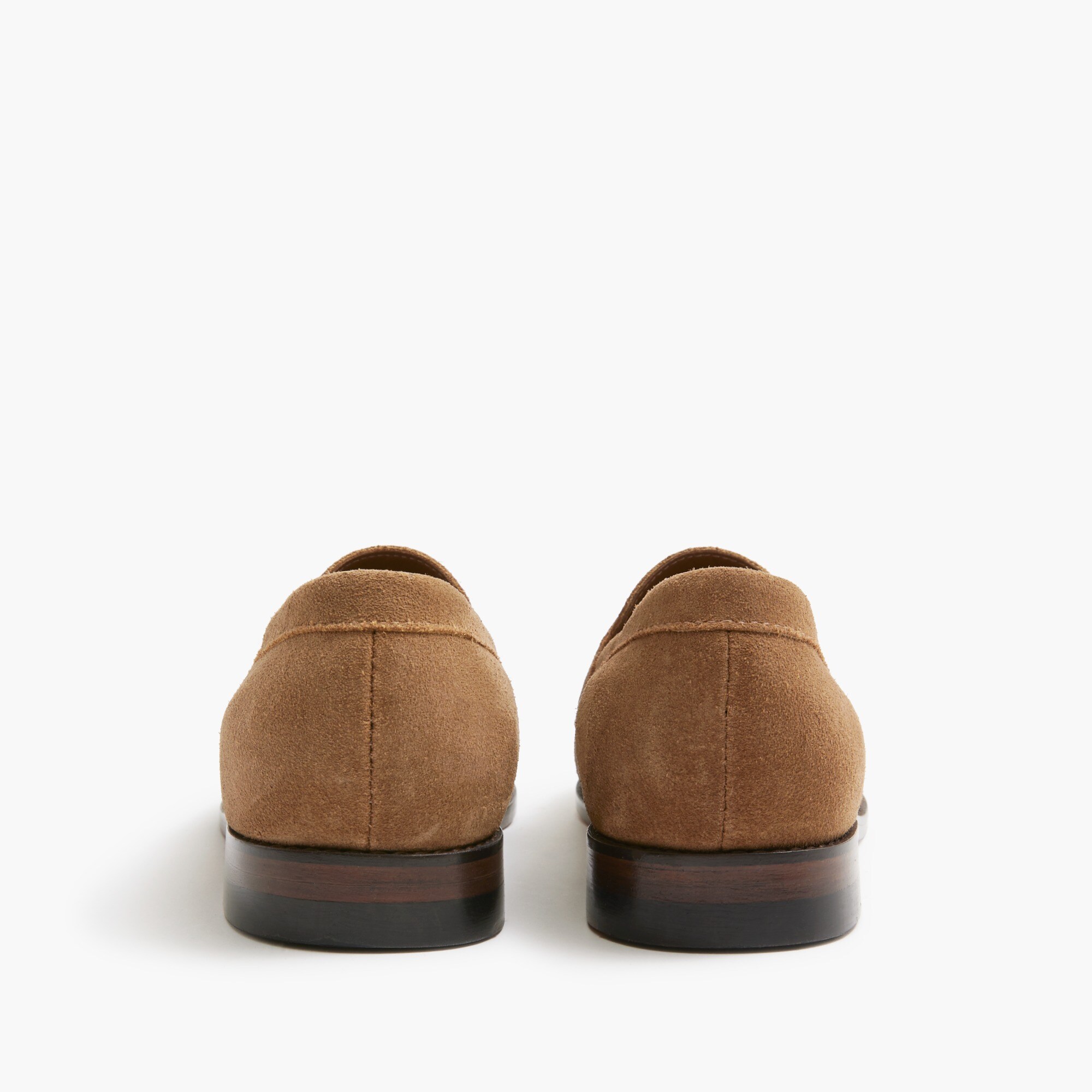 Suede dress loafers