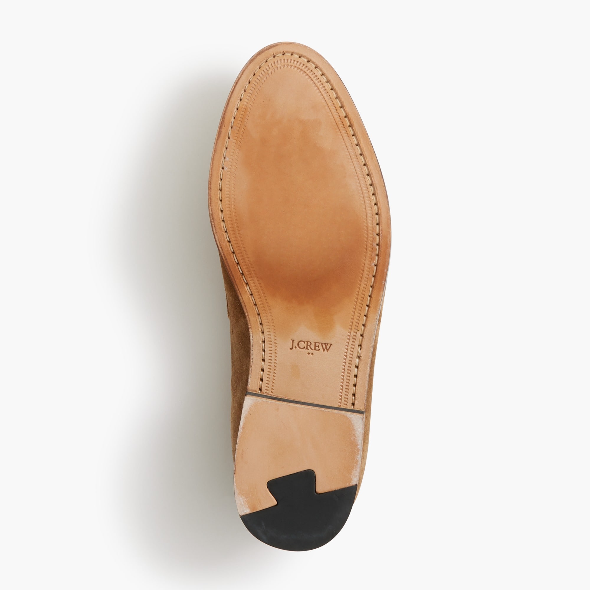 Suede dress loafers