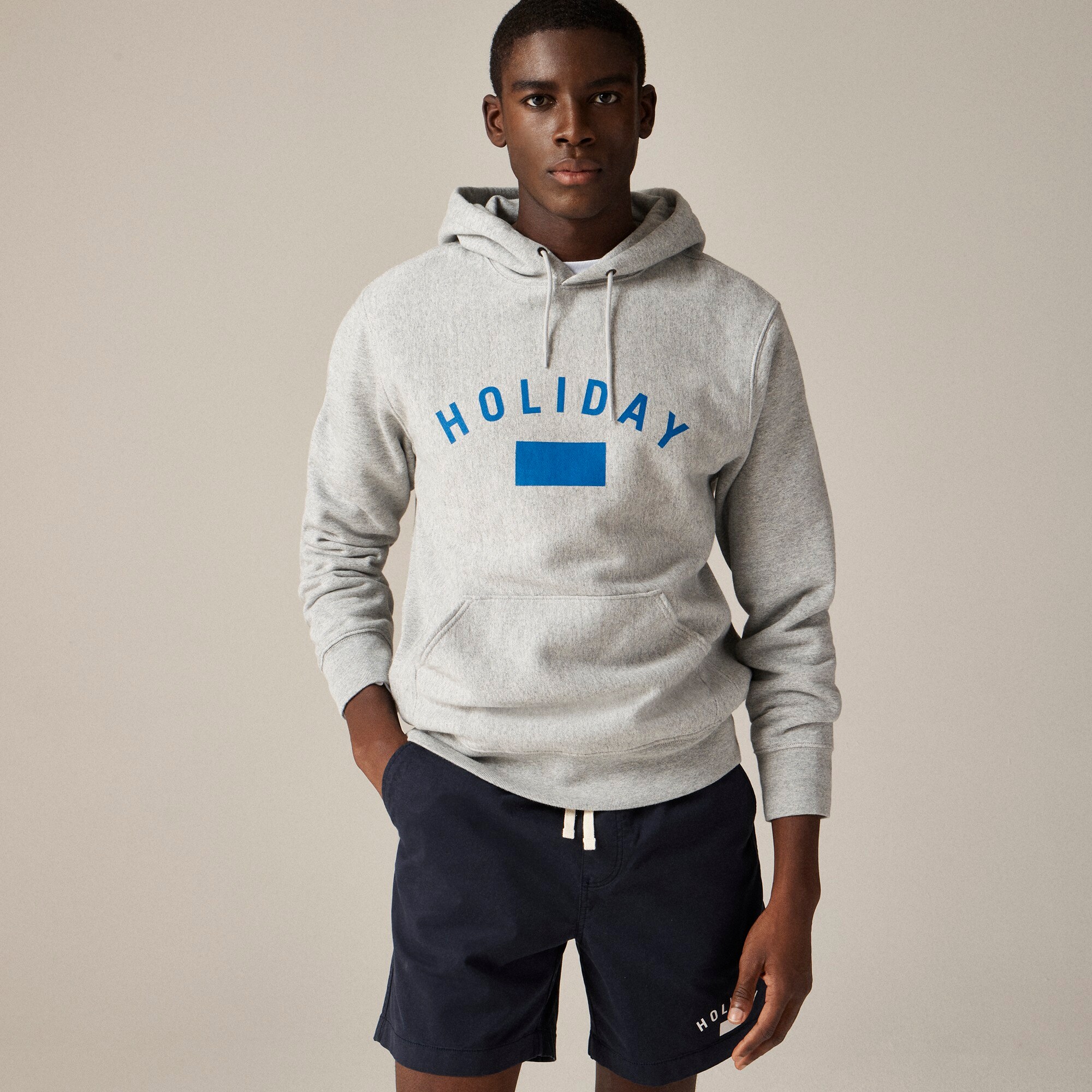 J crew sherpa hoodie mens 2025