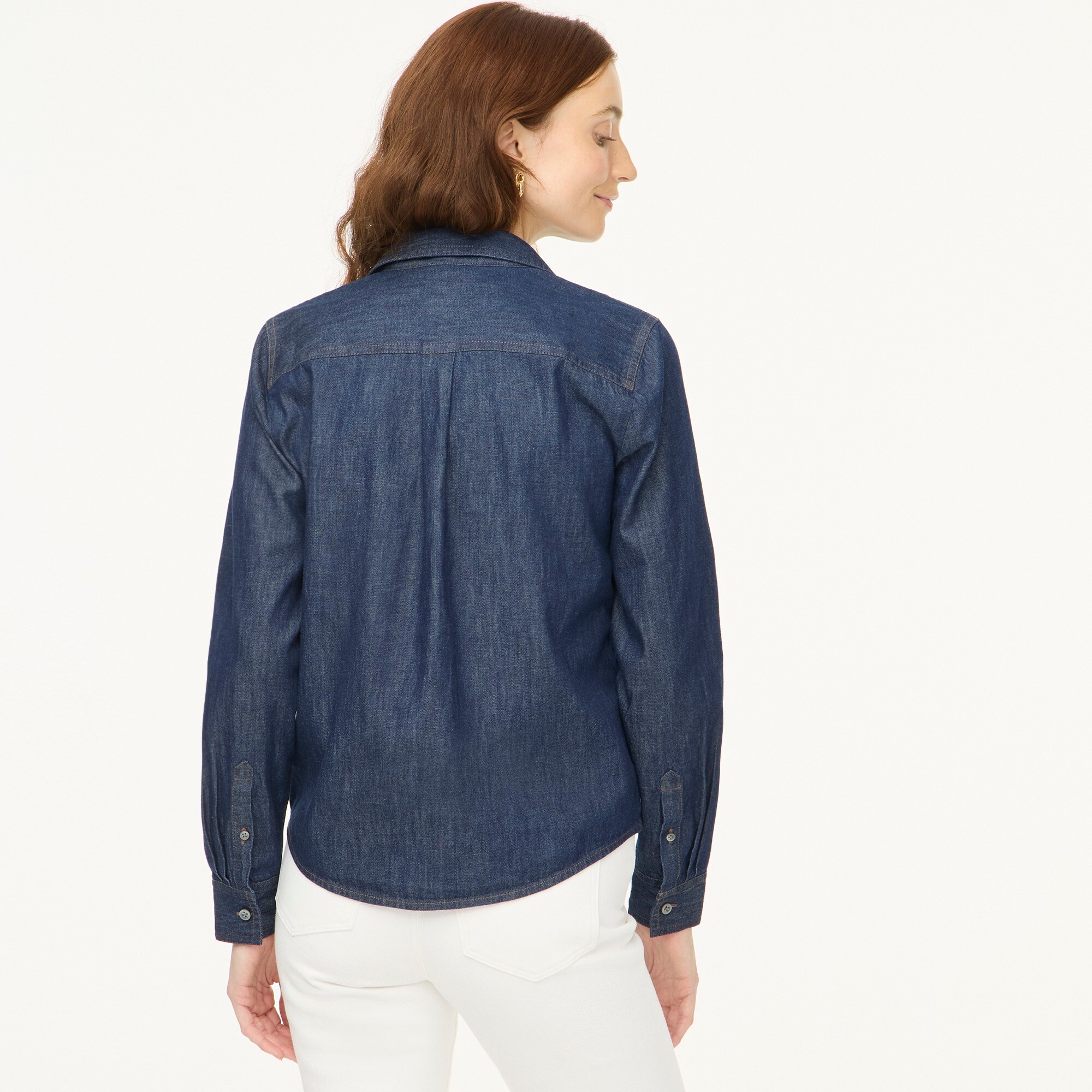 Modern chambray popover top