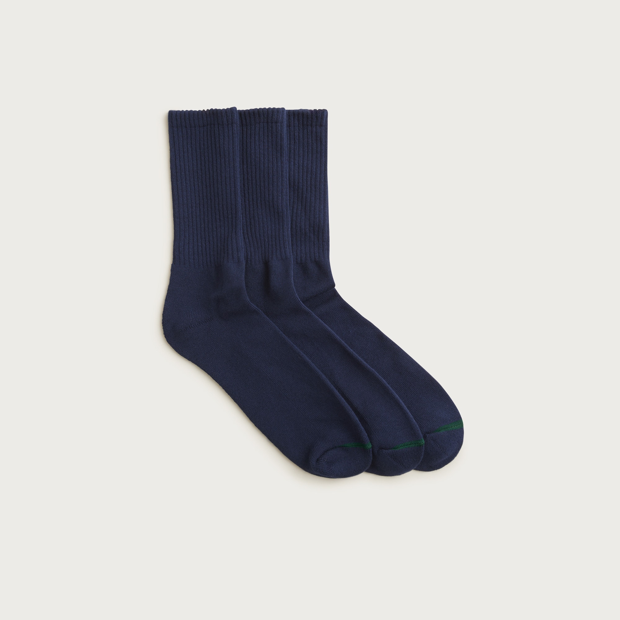 Athletic Crew Socks With COOLMAX® Technology Three-pack For Men