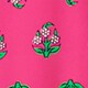 Girls' seashell rash guard swimsuit SWEET FUSCHIA MULTI