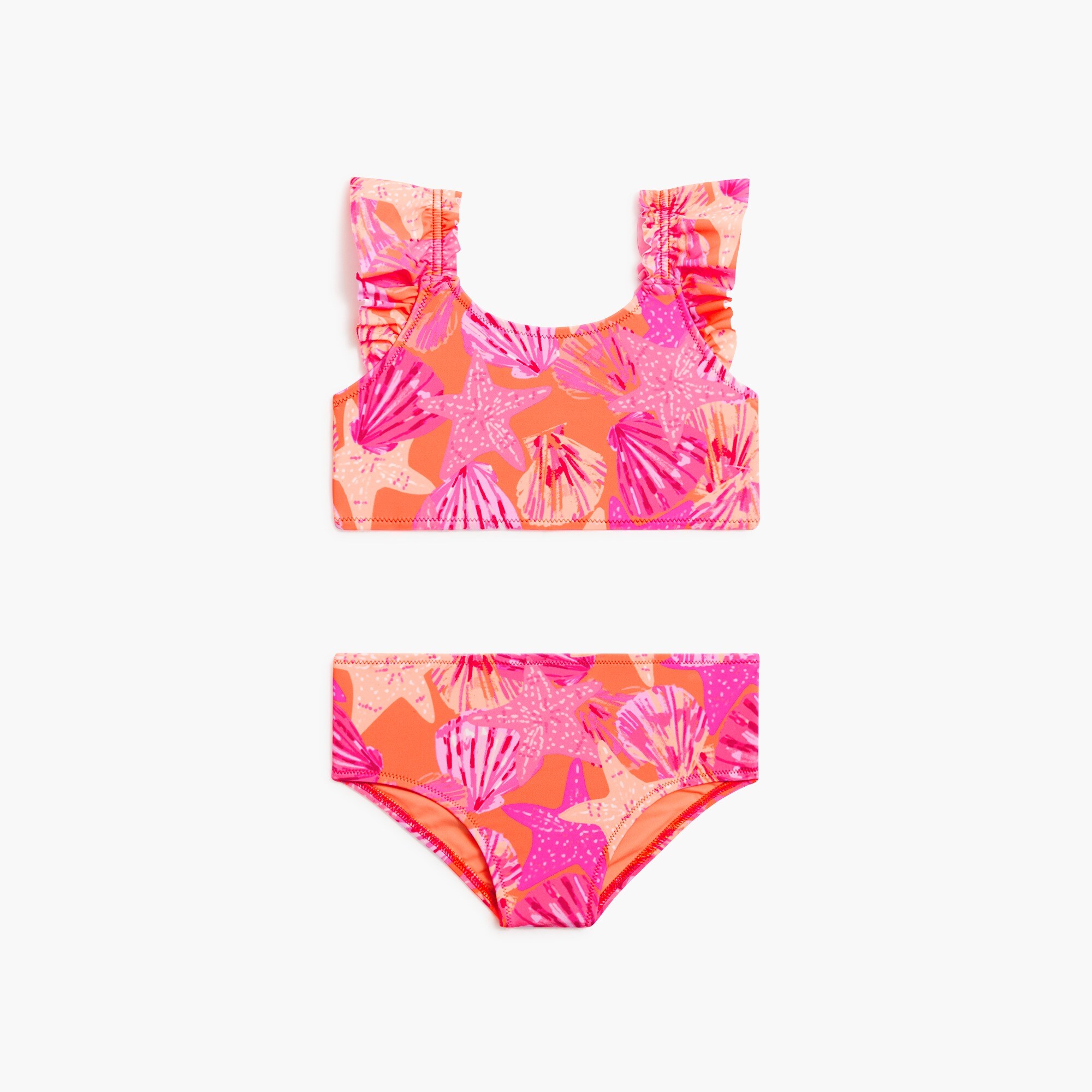 ASOS DESIGN - Haut De Bikini Court à Armatures En Satin Effet Miroir Rose Fluo