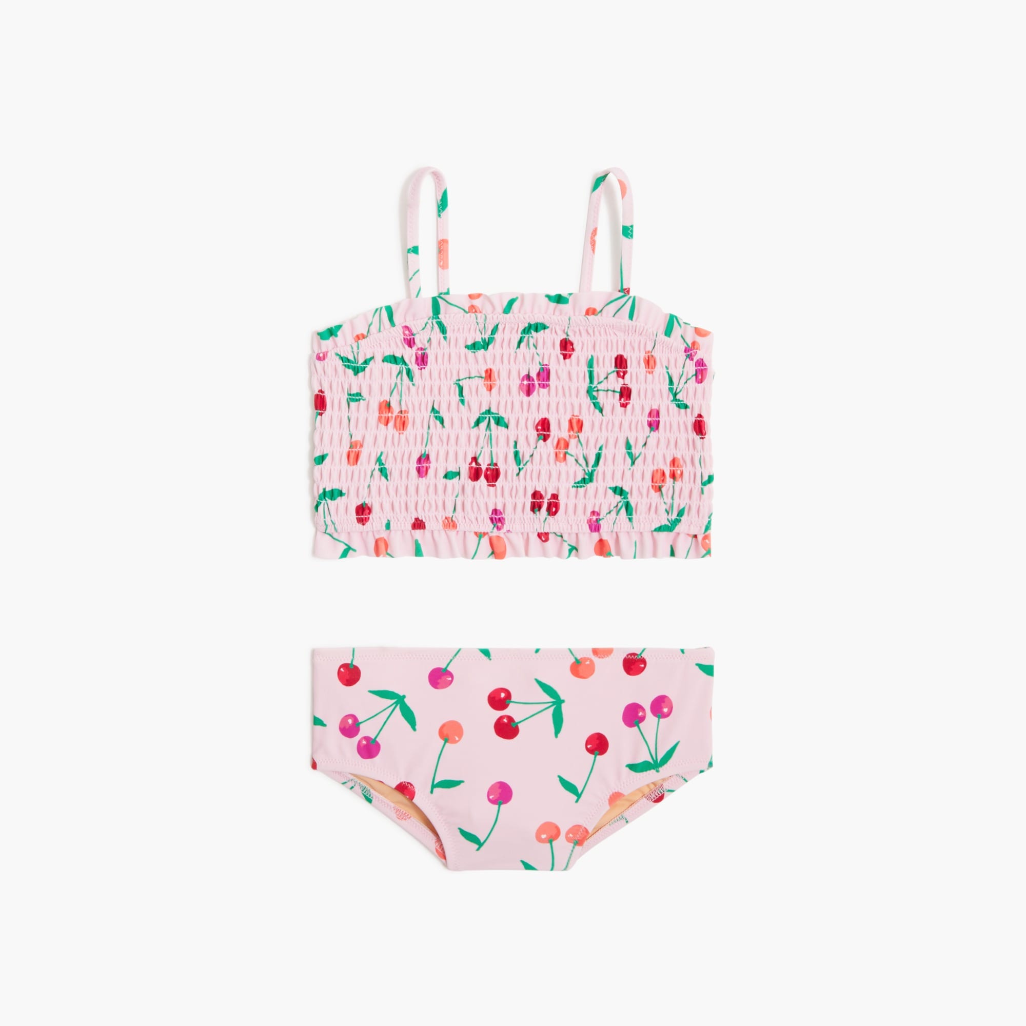 girls Girls' cherry smocked bikini set