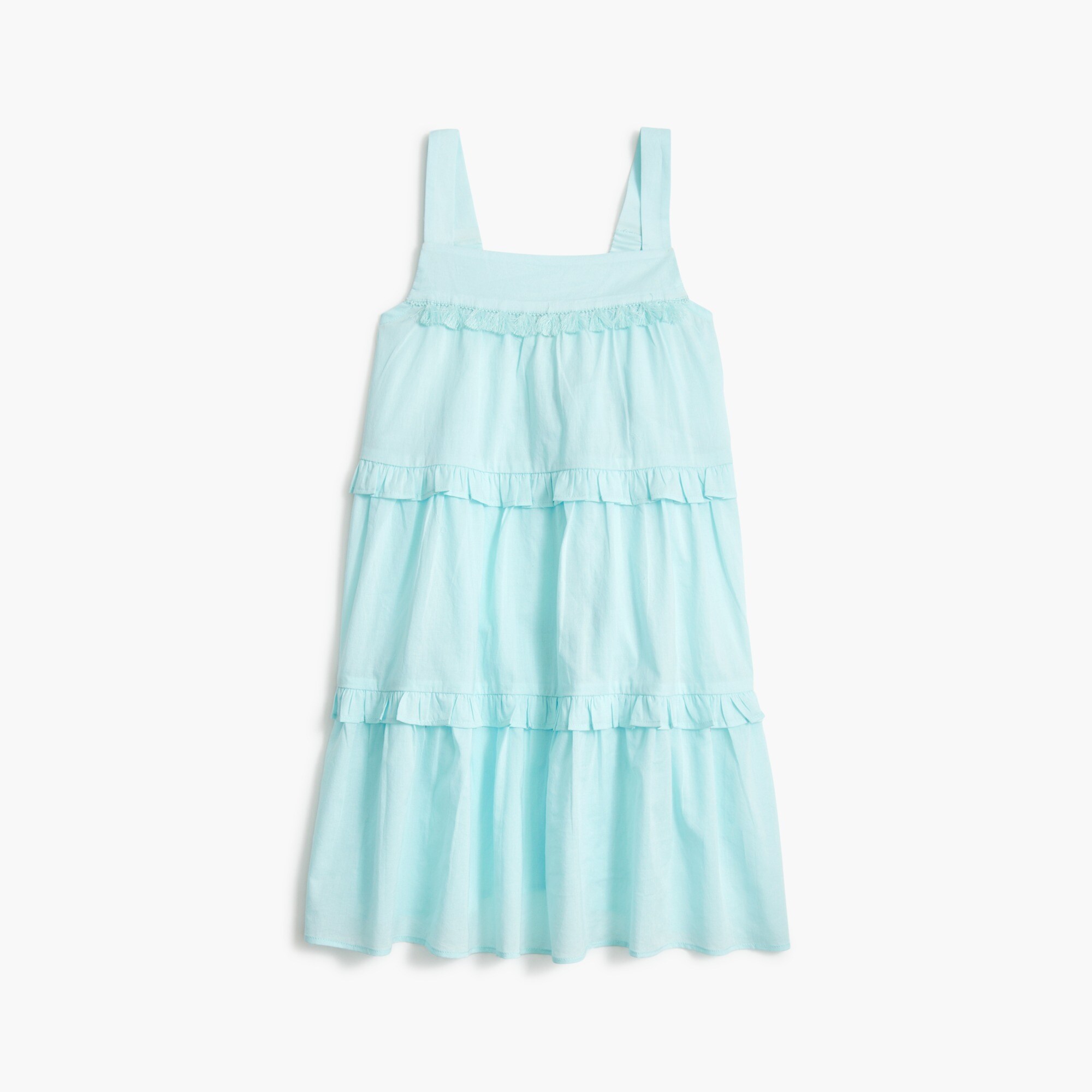  Girls' tiered beach dress