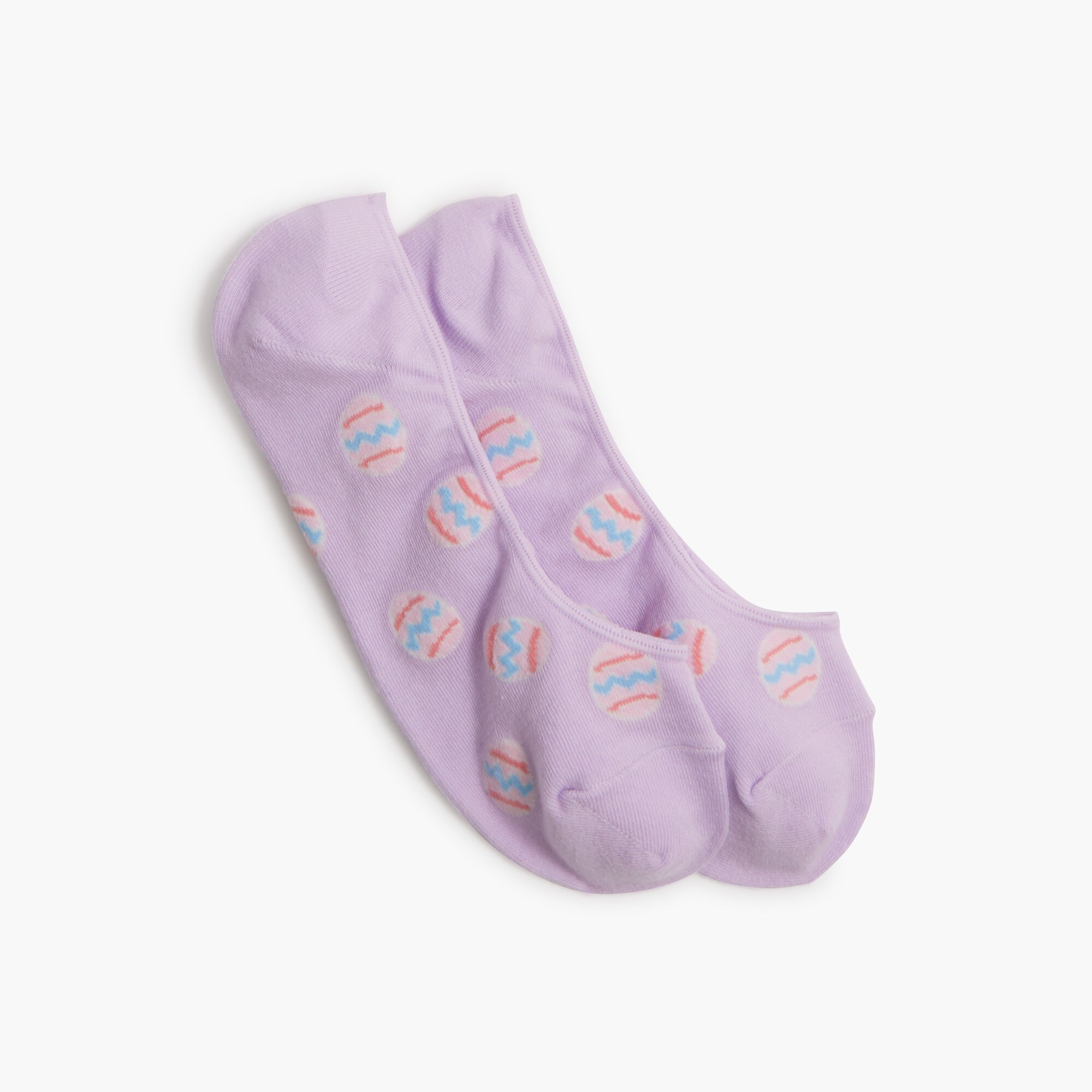 Easter egg no-show socks