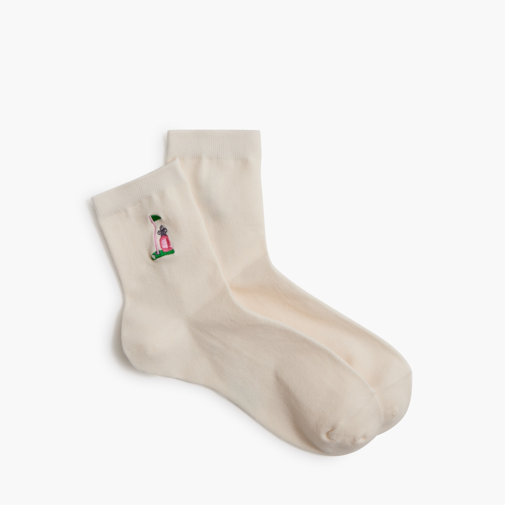 womens Golf embroidered boot socks