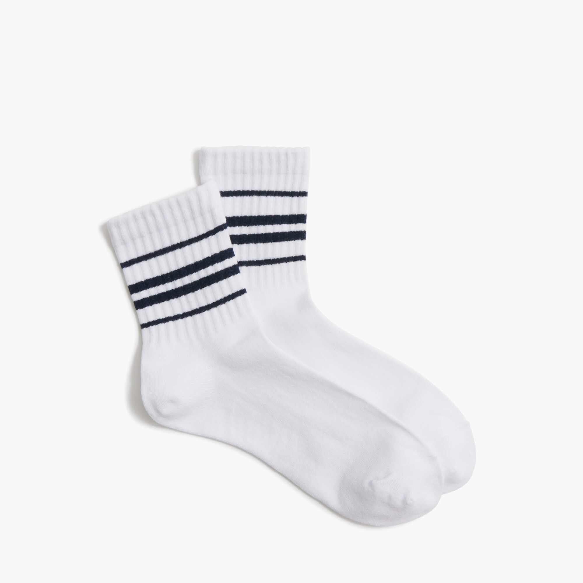  Striped crew socks