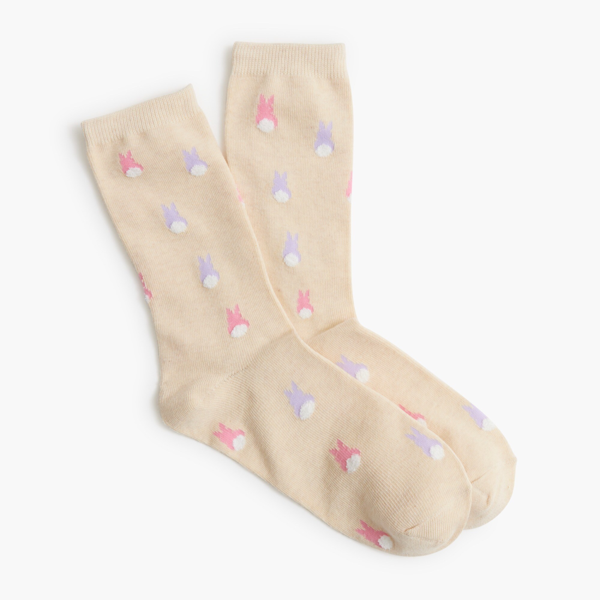 Bunny peep trouser socks