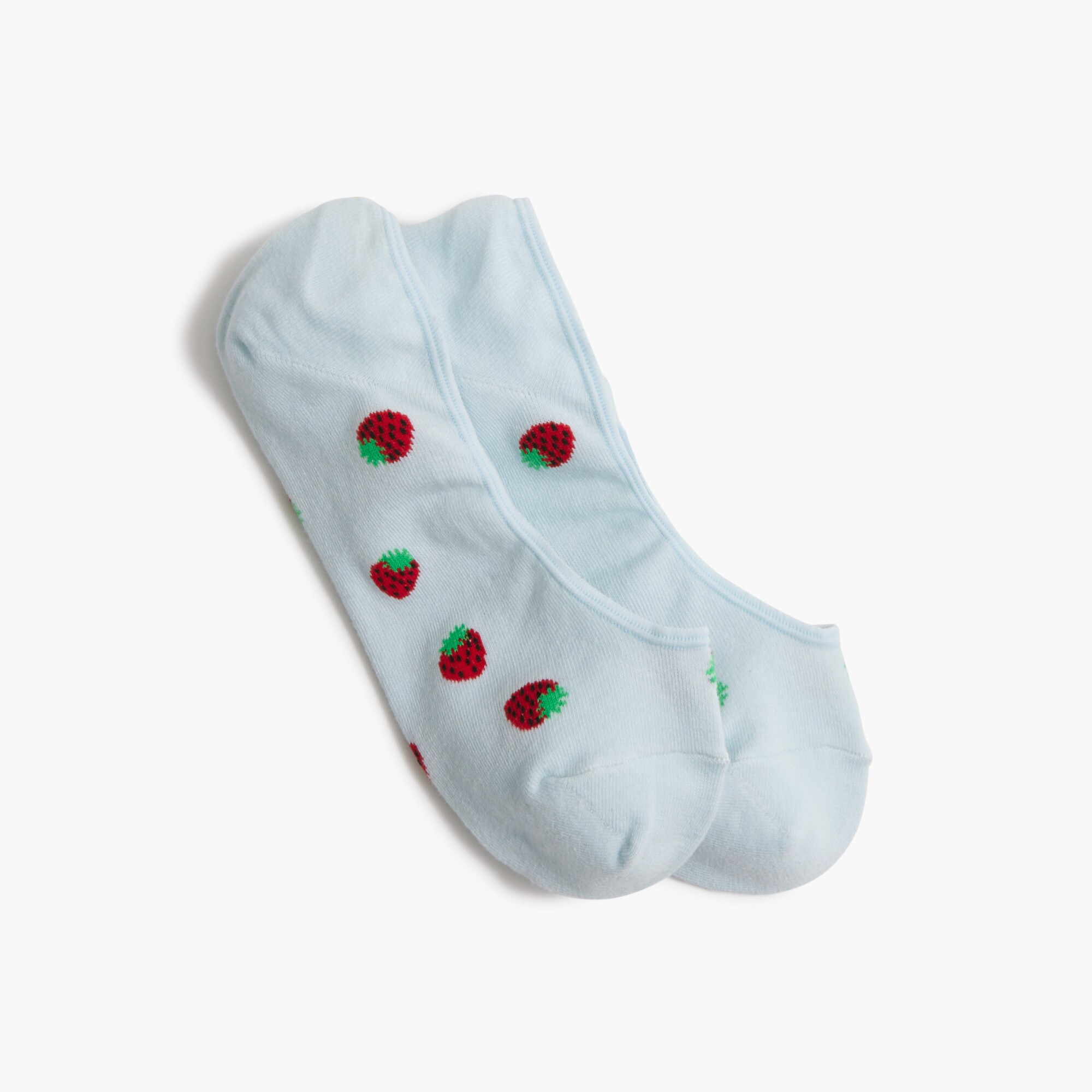 Strawberry no-show socks