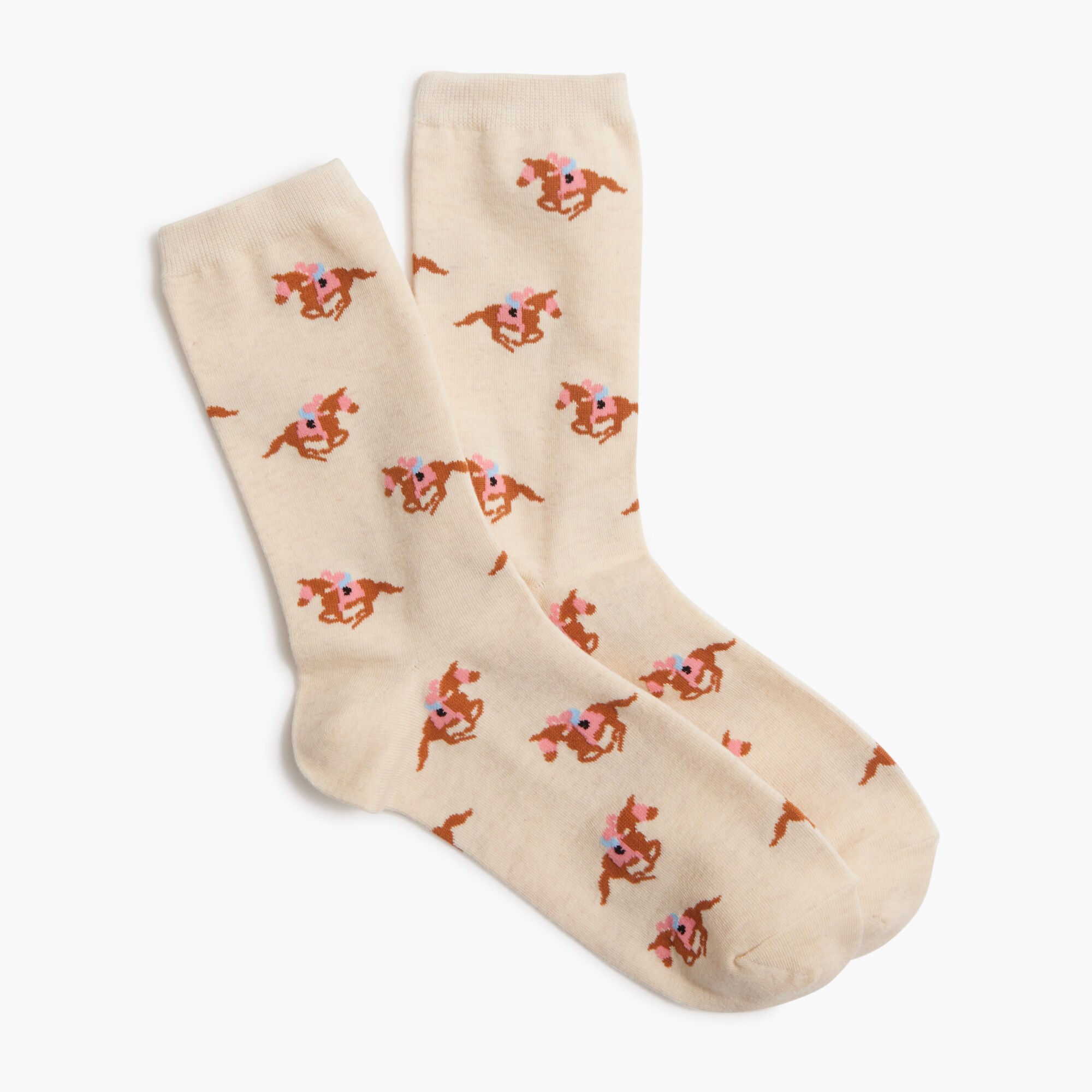 Derby horse trouser socks