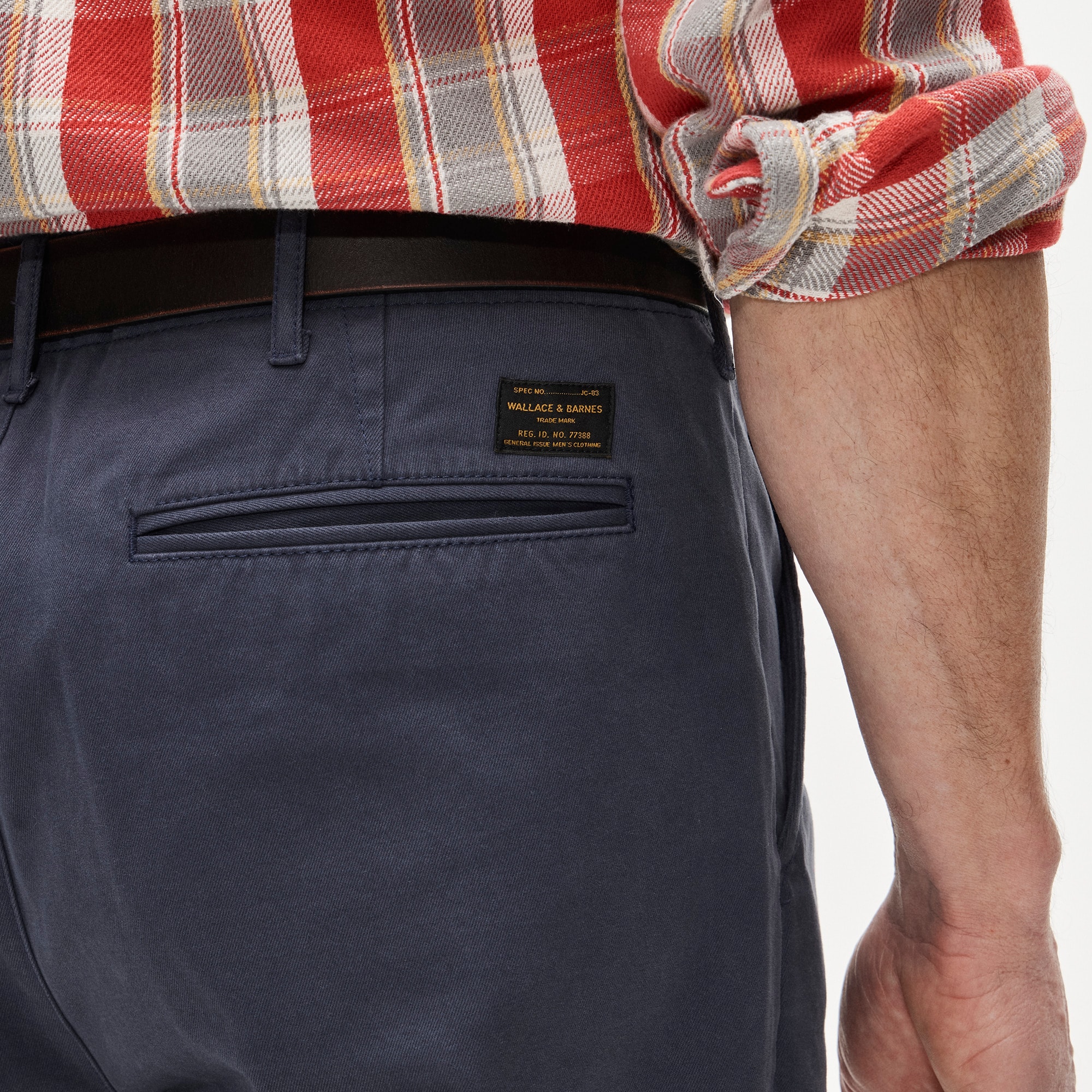 Wallace & Barnes selvedge officer chino pant